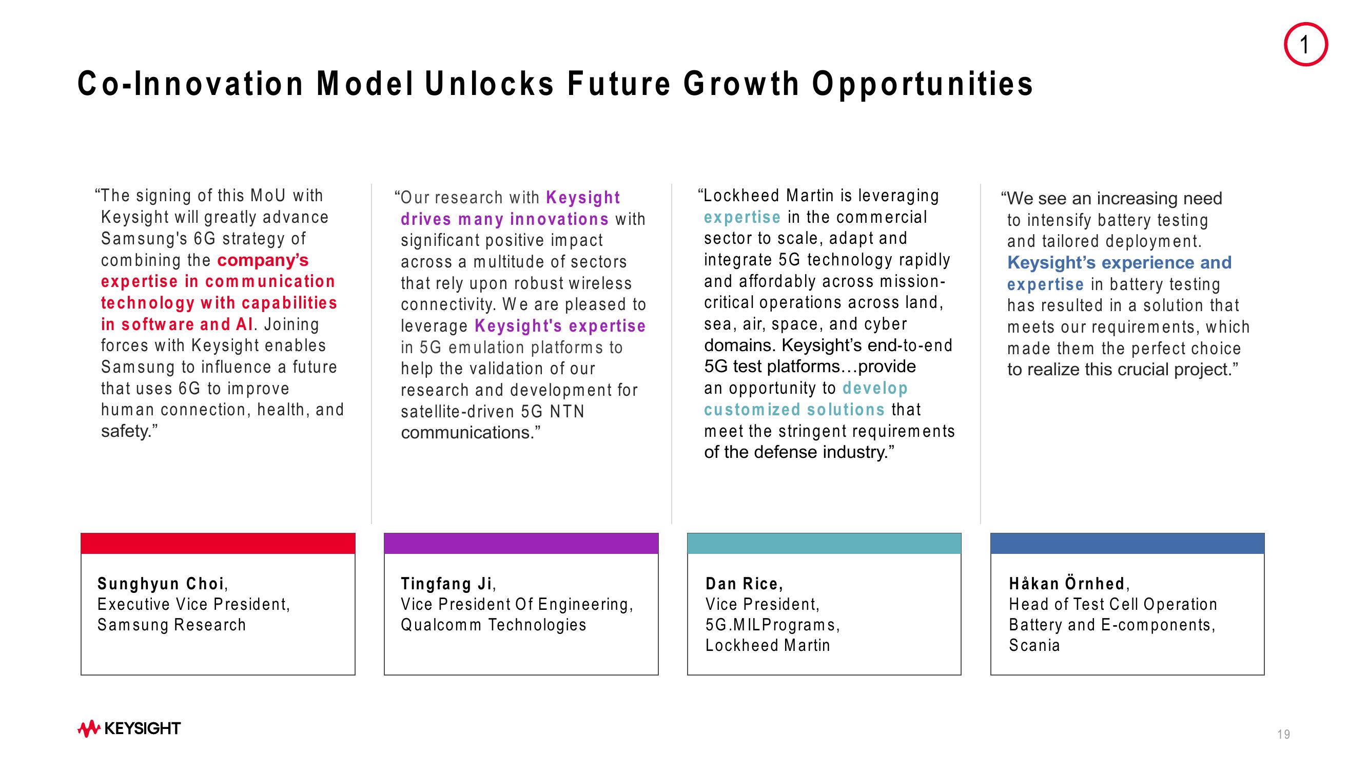 Keysight Technologies 2023 Investor Day slide image #19