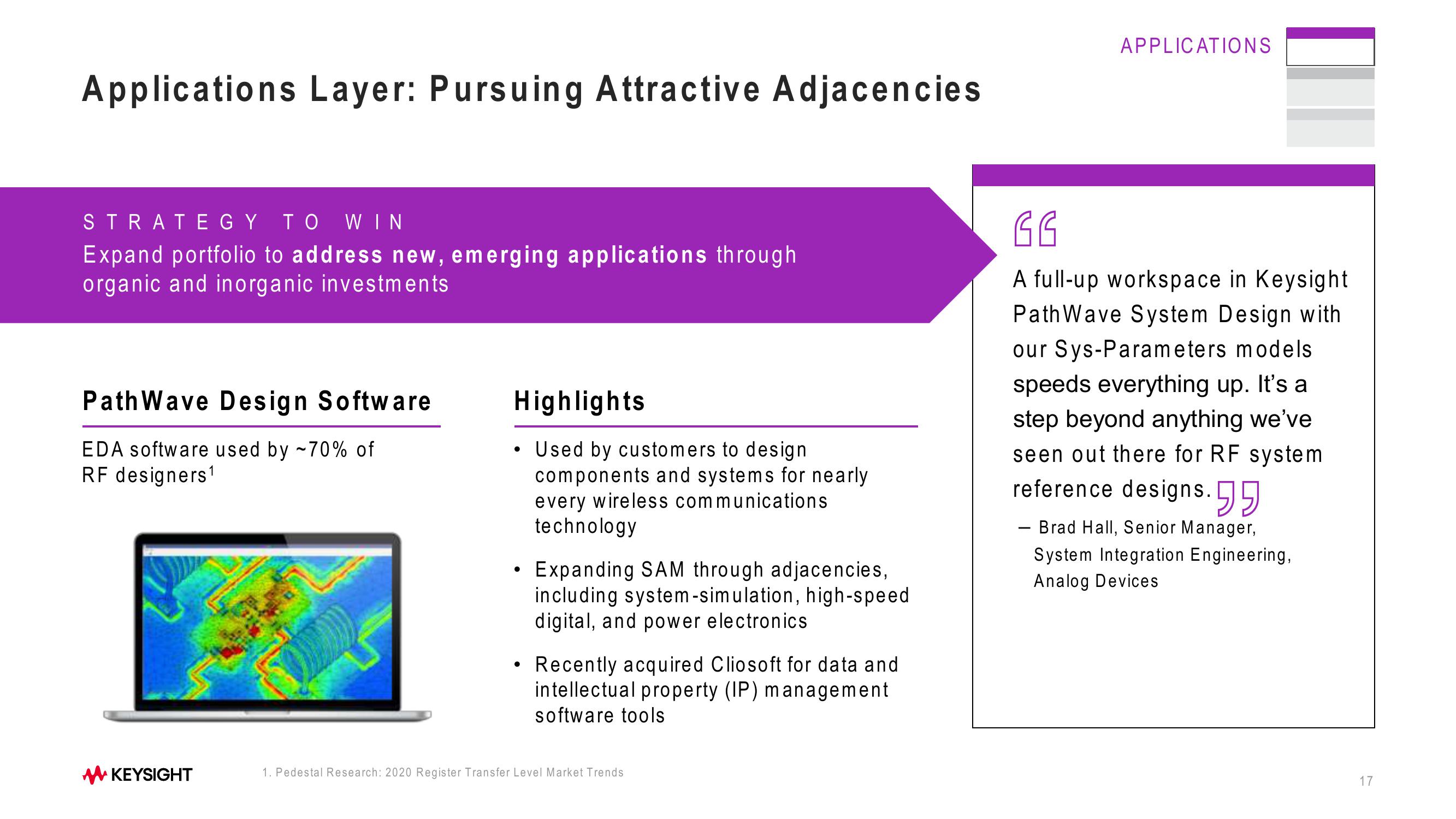 Keysight Technologies 2023 Investor Day slide image #17