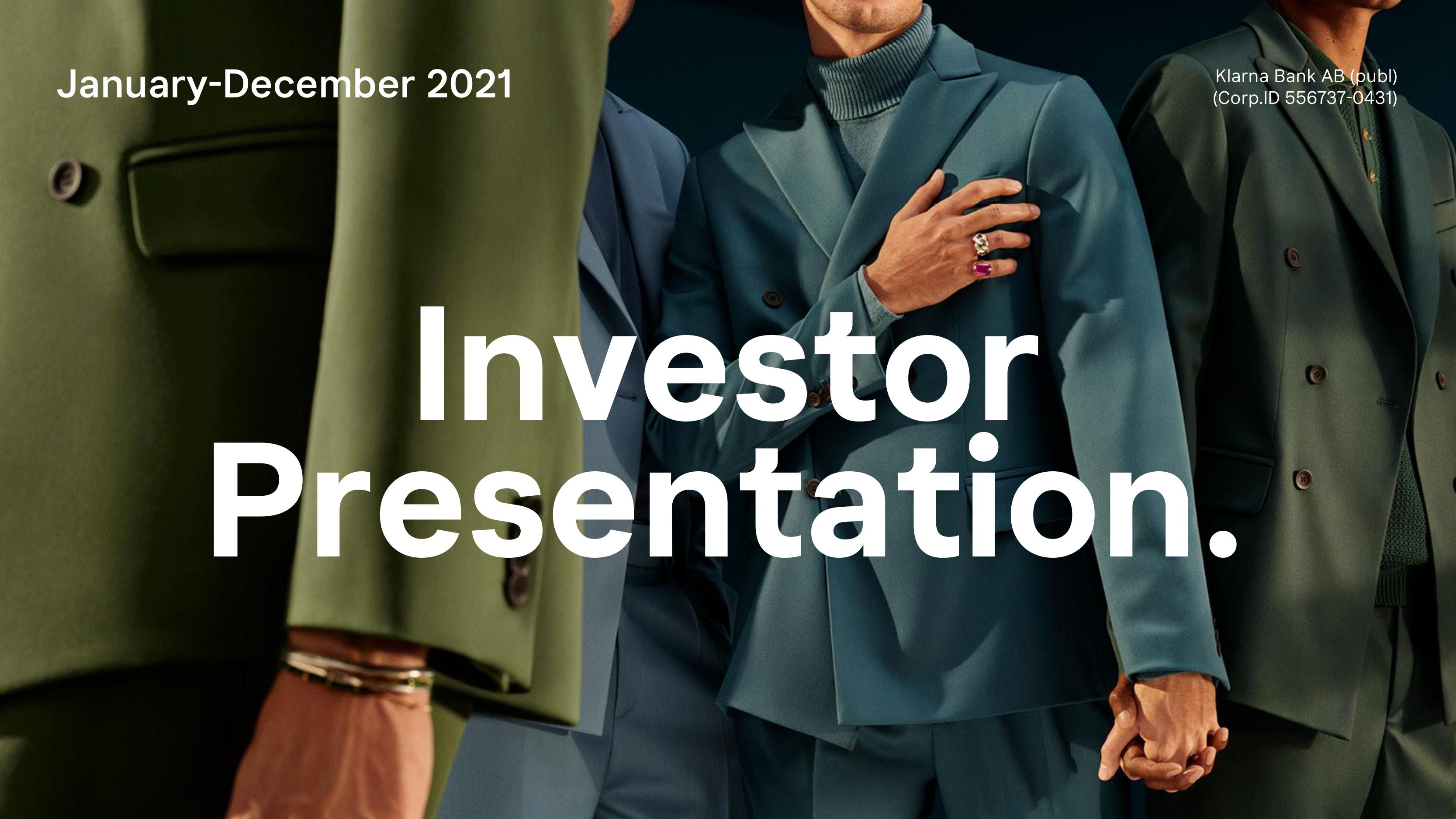 Klarna Investor Presentation Deck image