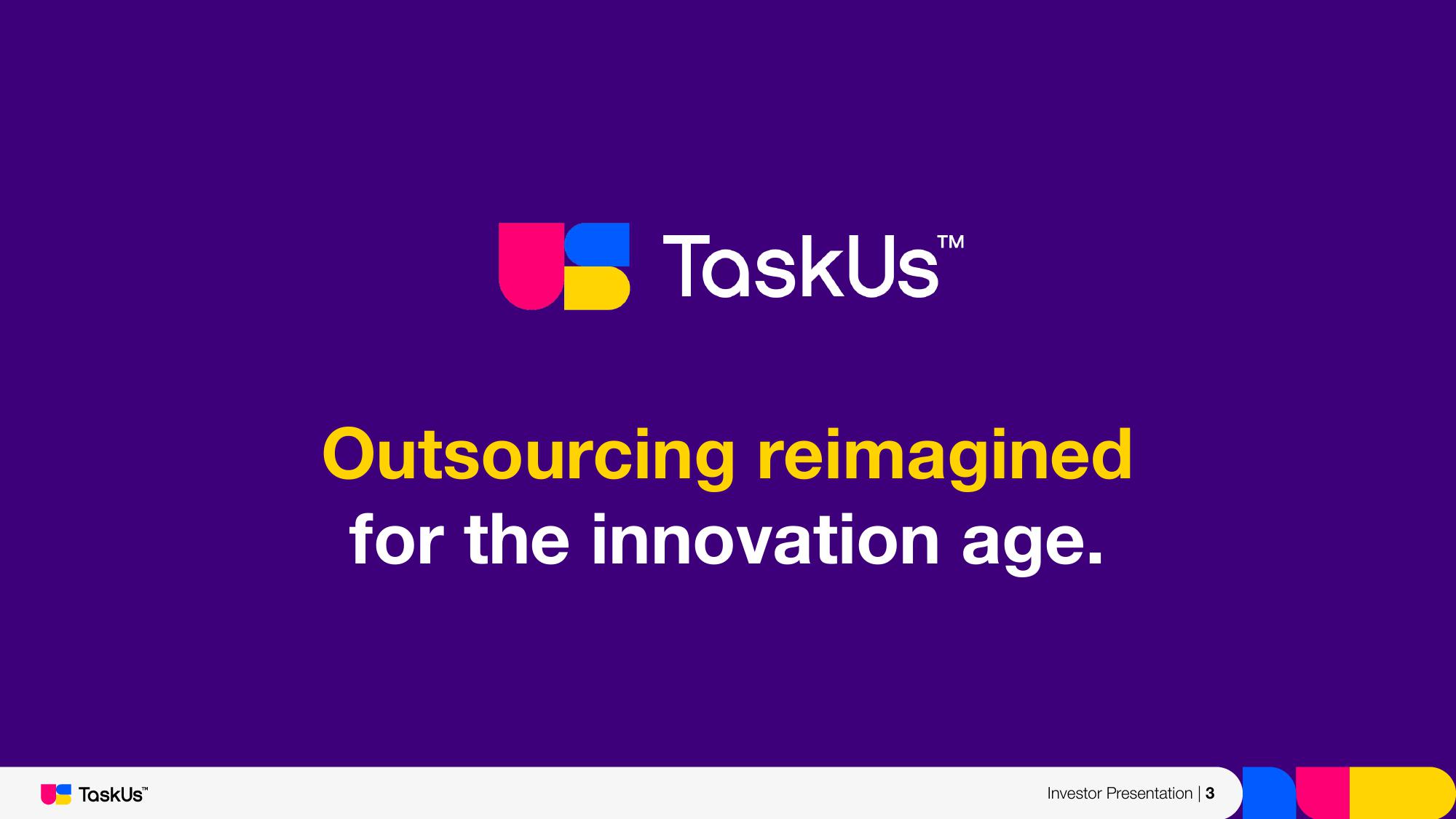 TaskUs Investor Presentation Deck slide image #3