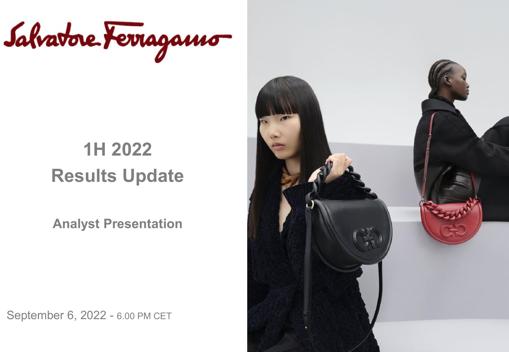 Salvatore Ferragamo Results Presentation Deck image