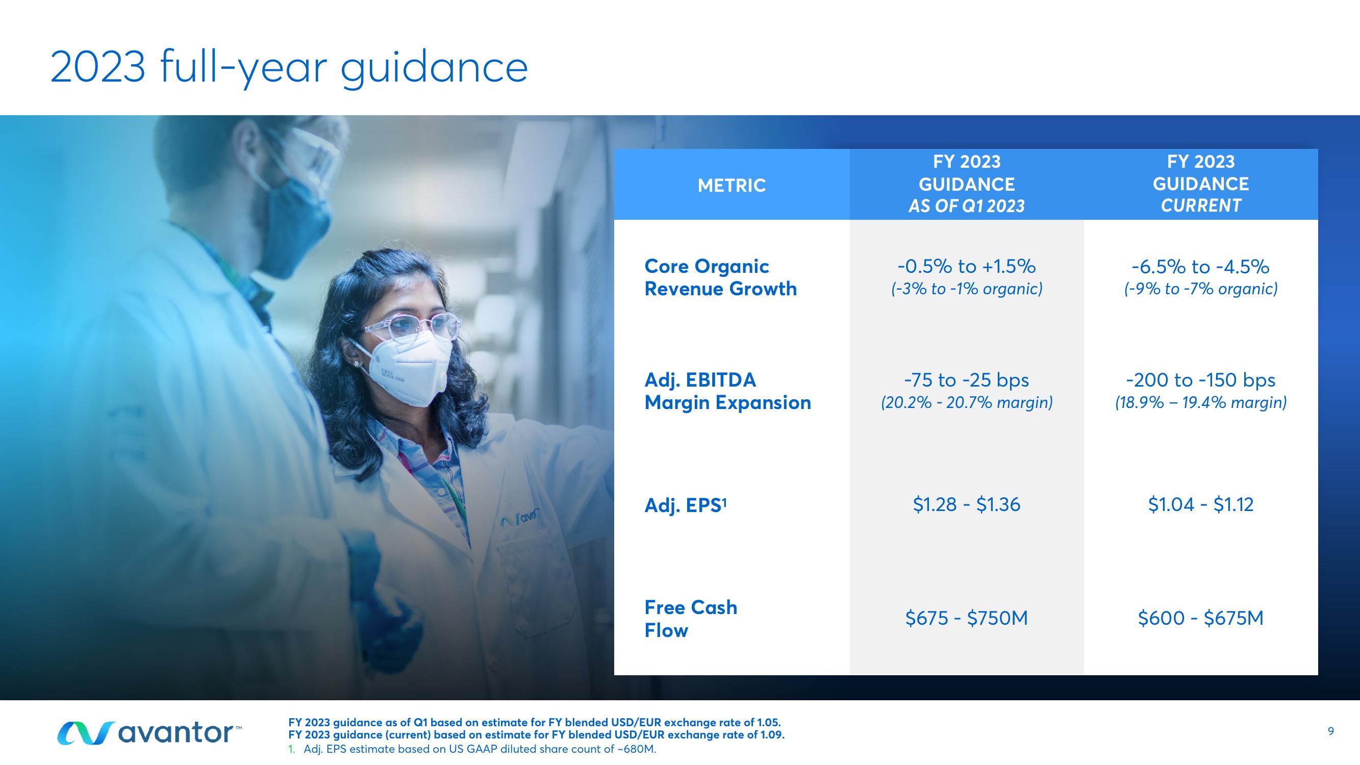 Avantor Results Presentation Deck slide image #9