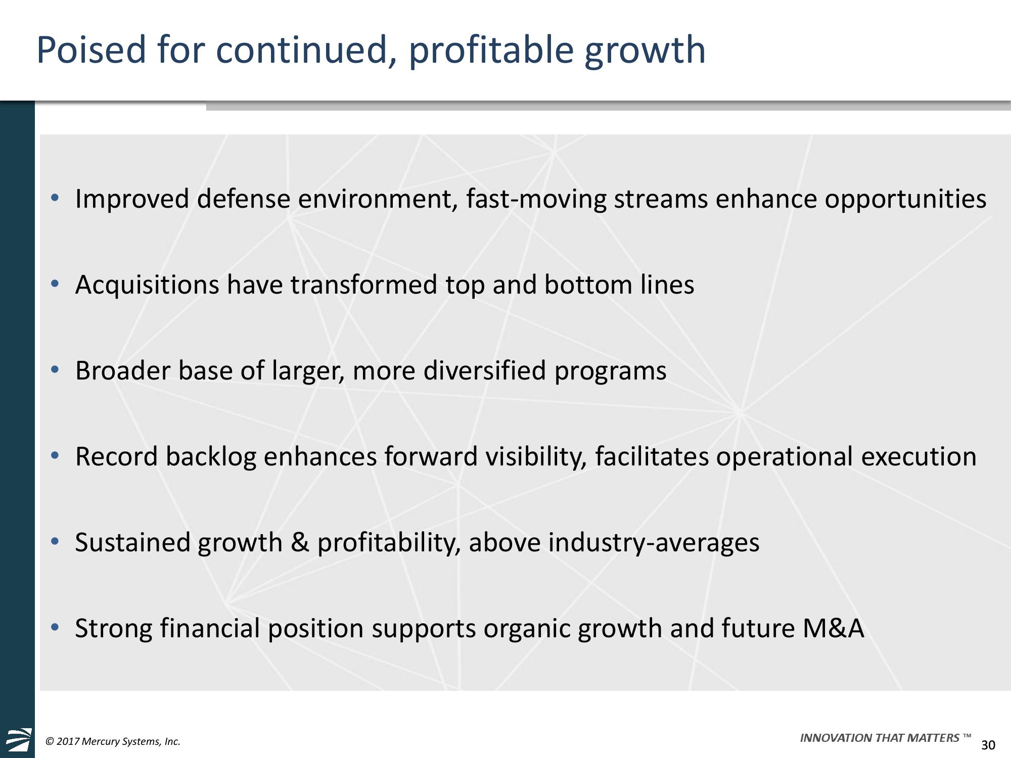 William Blair and Company 37th Annual Growth Stock Conference slide image #30