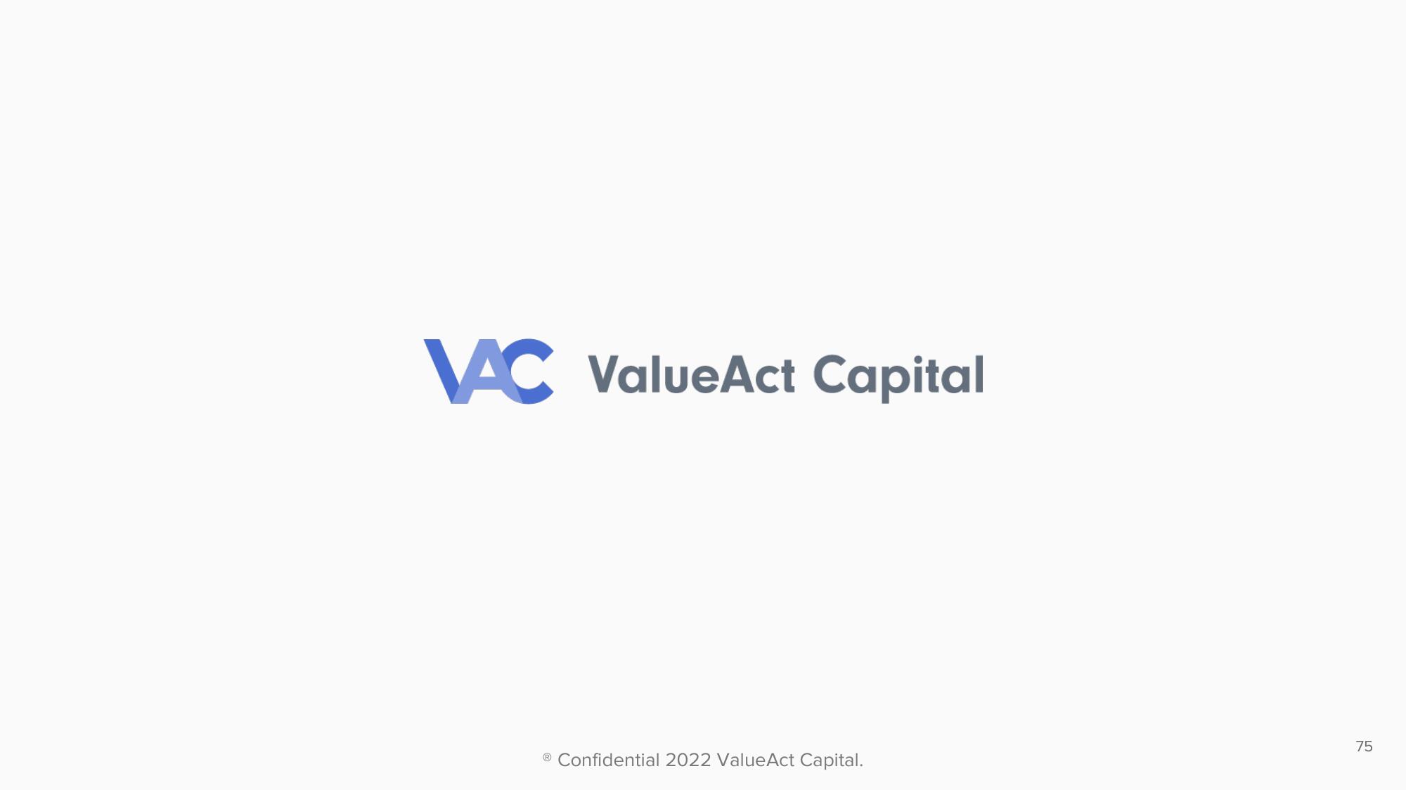 ValueAct Capital Activist Presentation Deck slide image #73