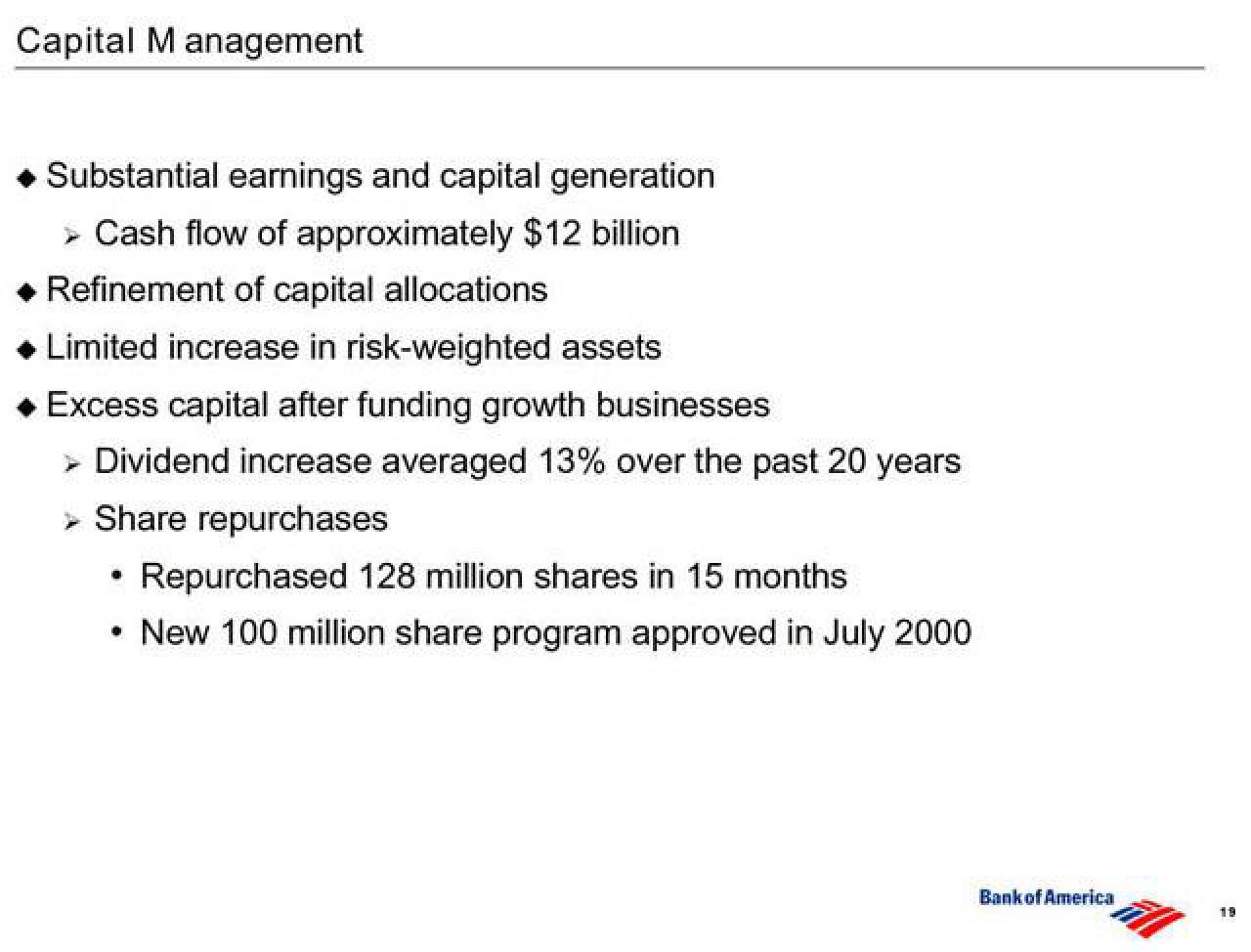 Bank of America Investor Conference Presentation Deck slide image #20