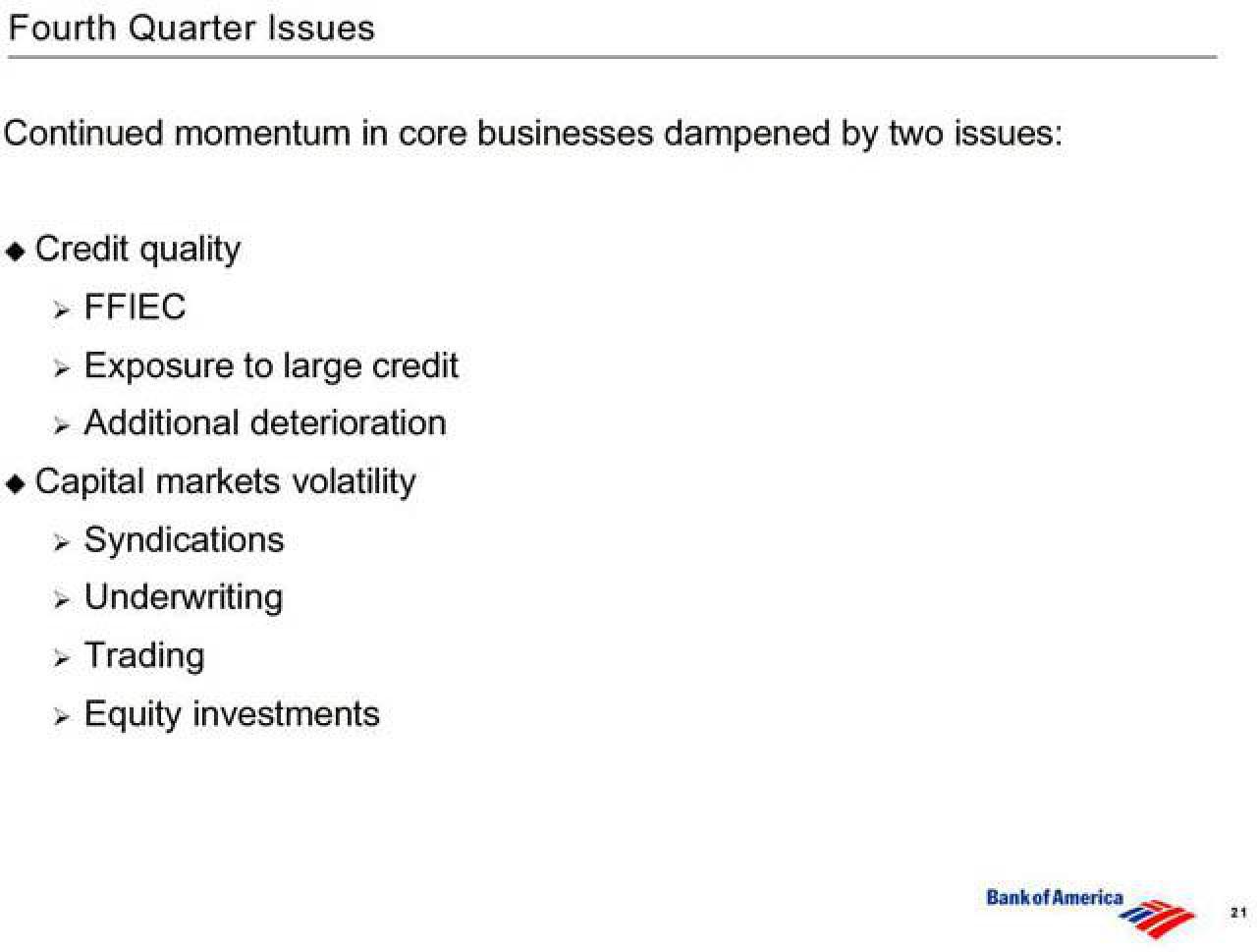 Bank of America Investor Conference Presentation Deck slide image #22