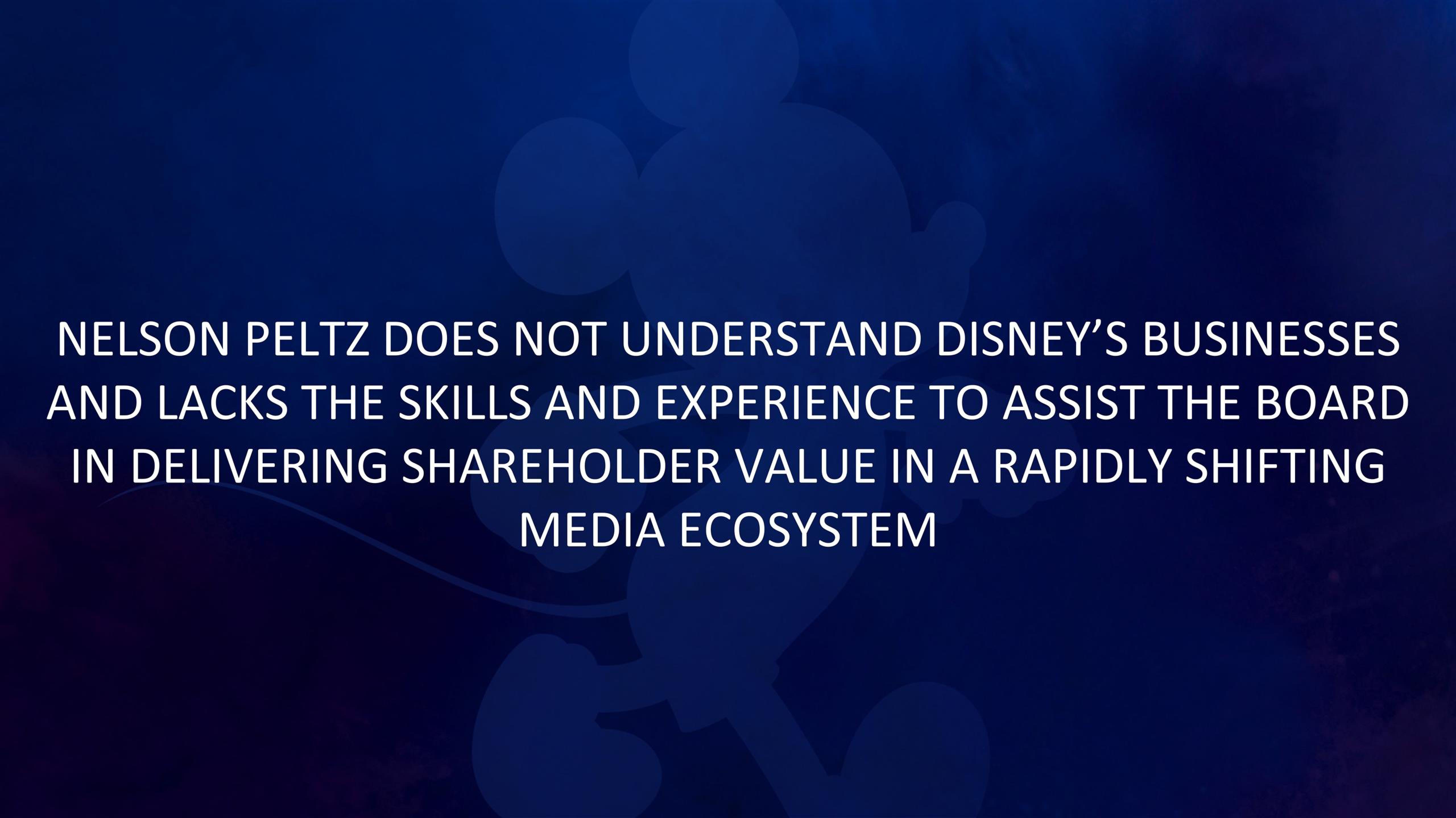 Disney Shareholder Engagement Presentation Deck slide image #5