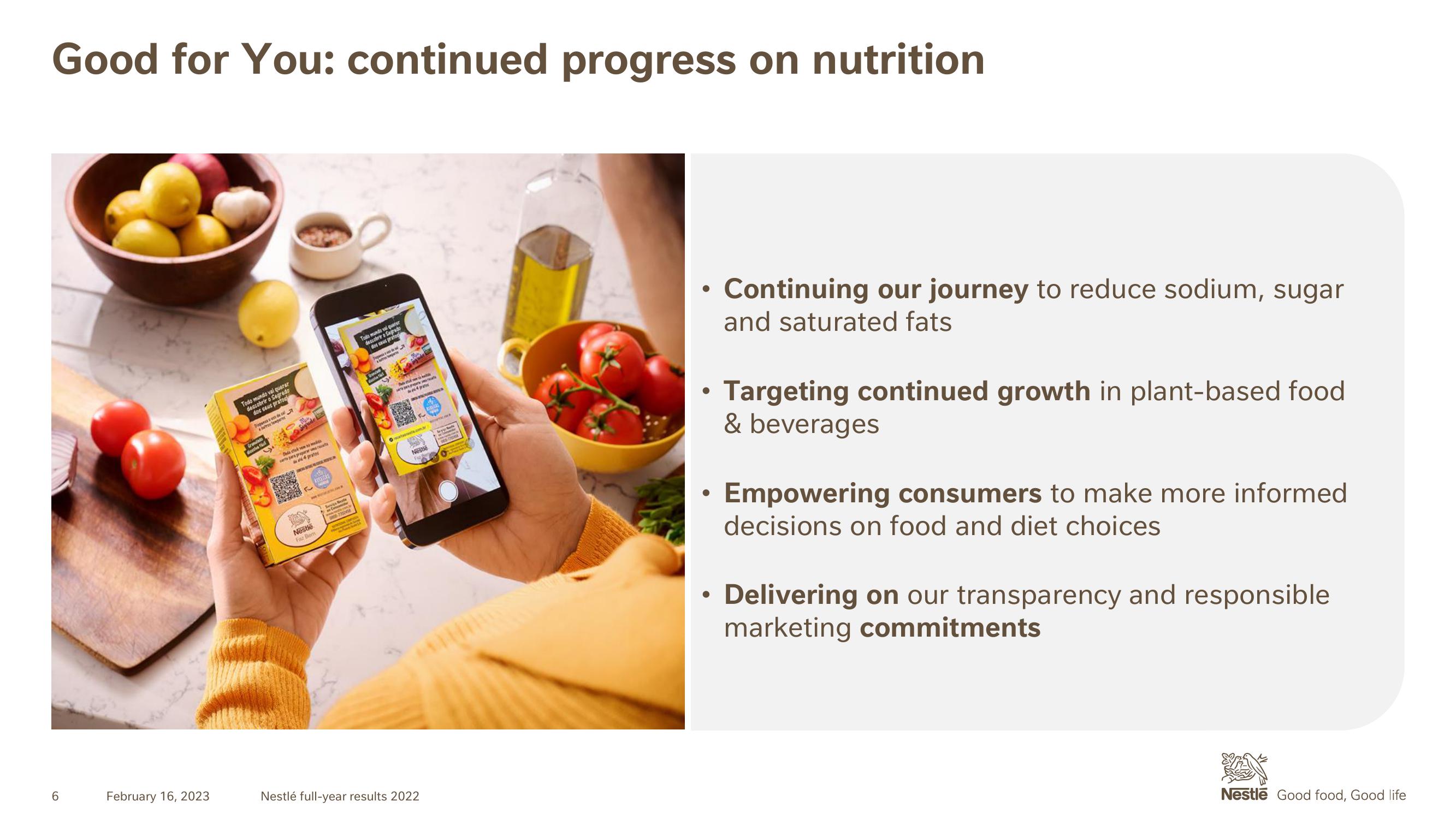 Nestle Results Presentation Deck slide image #6