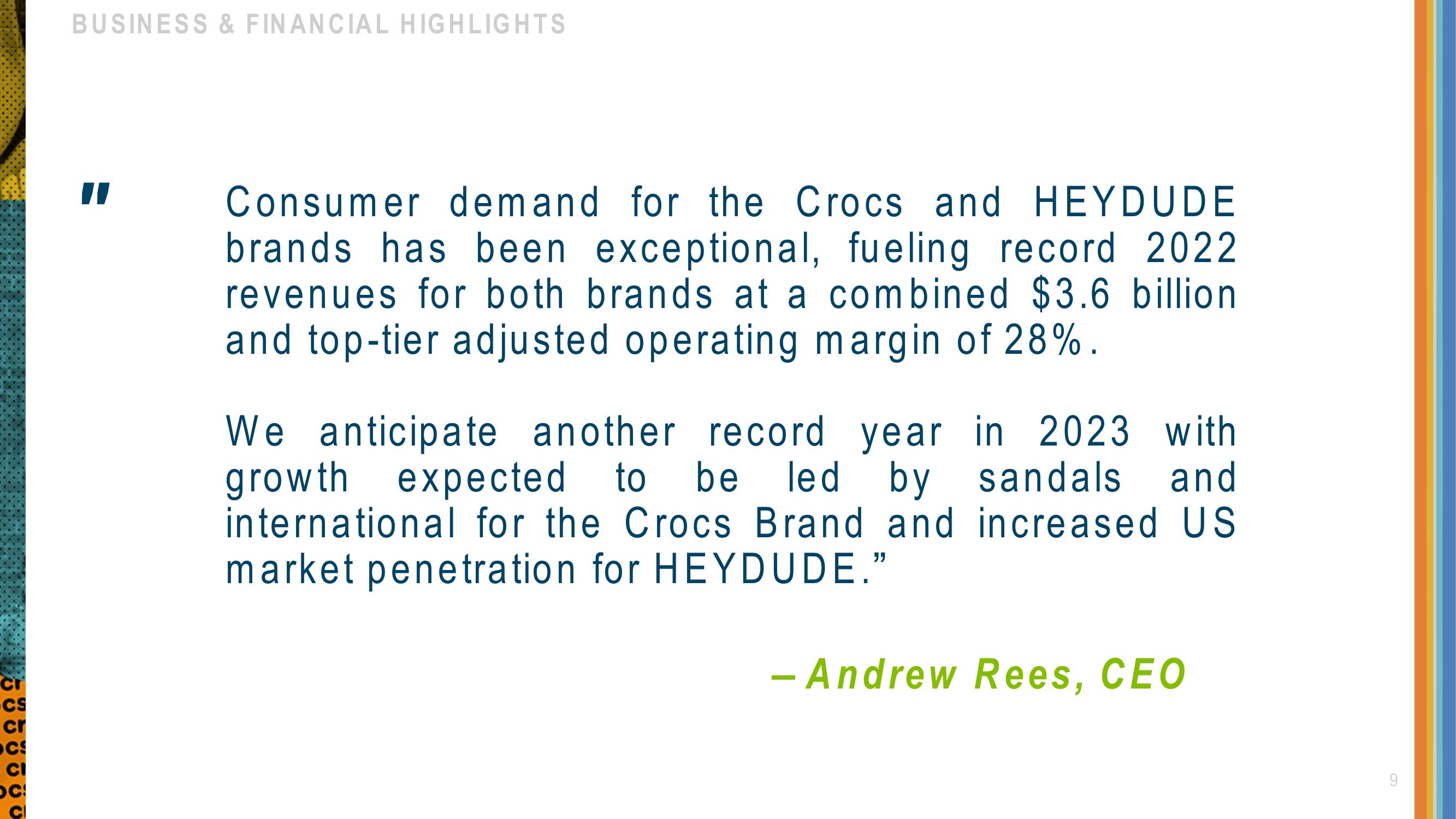 Crocs Investor Presentation Deck slide image #9