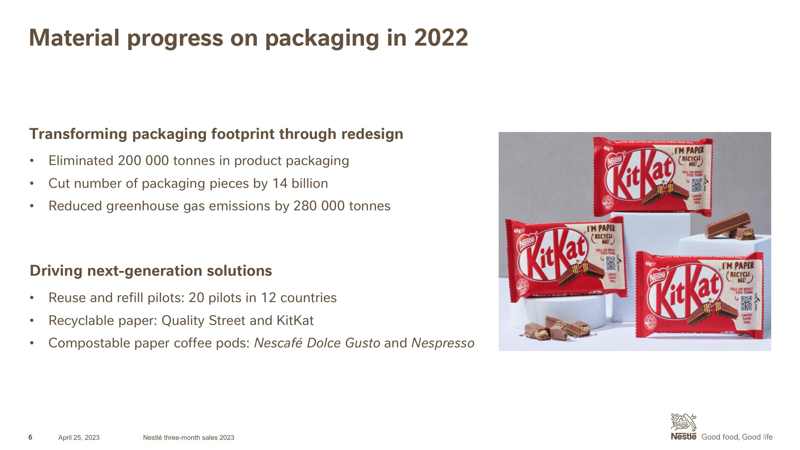 Nestle Investor Presentation Deck slide image #6