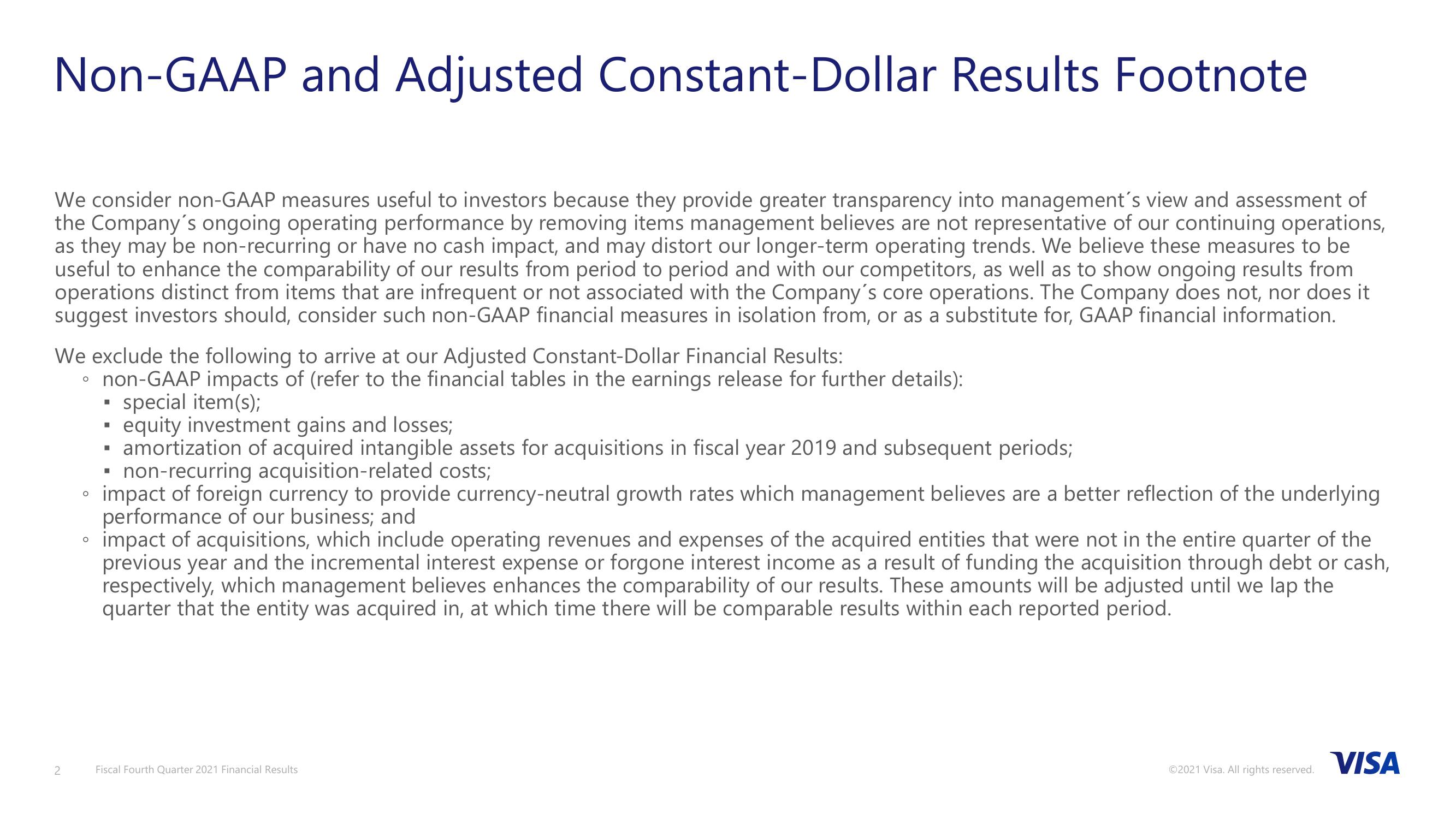 Fiscal Fourth Quarter 2021 Financial Results slide image #3