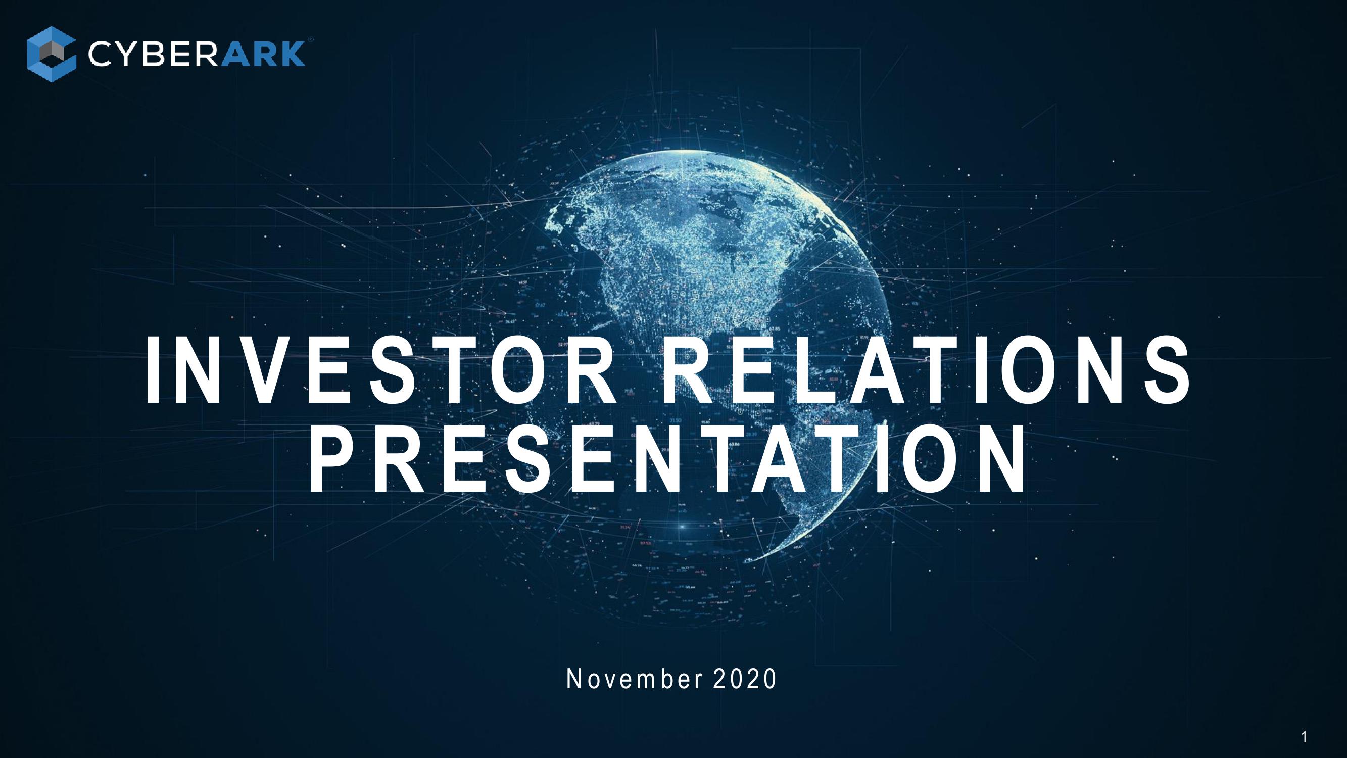 Cyberark Investor Relations Presentation image