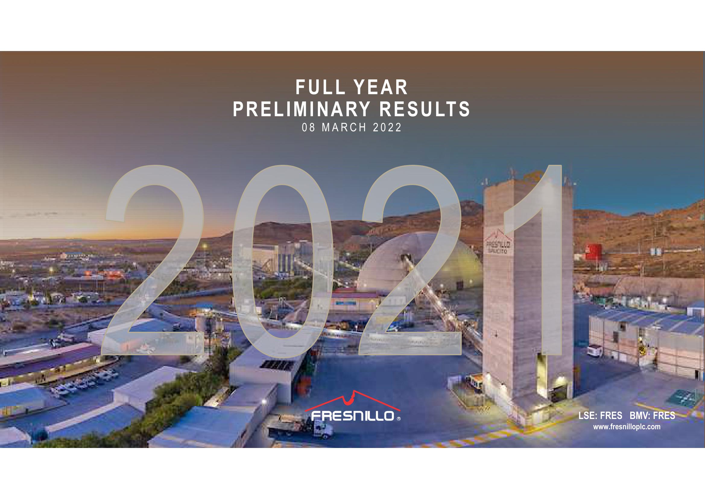 Fresnillo Results Presentation Deck image