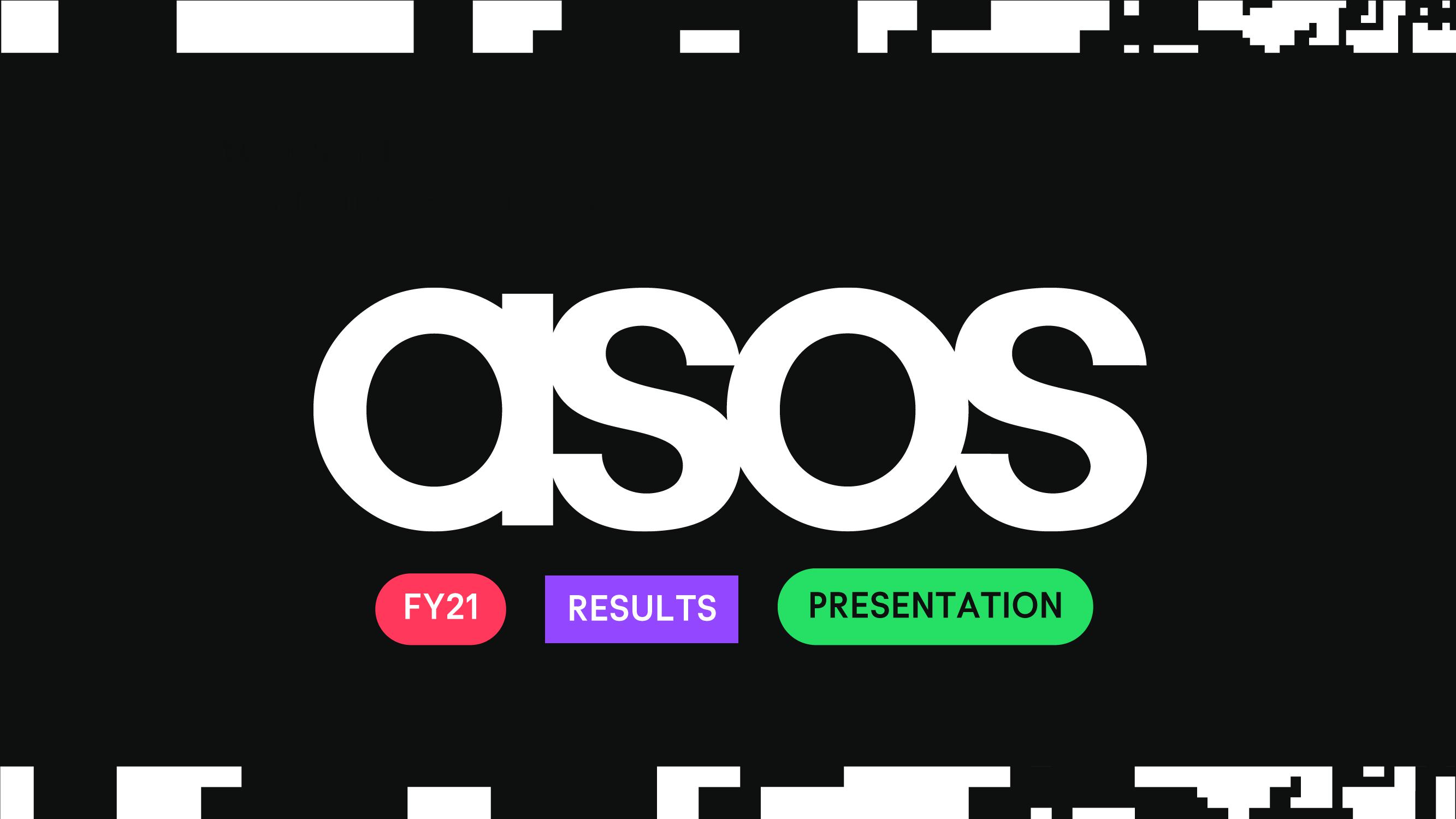 Asos Results Presentation Deck image