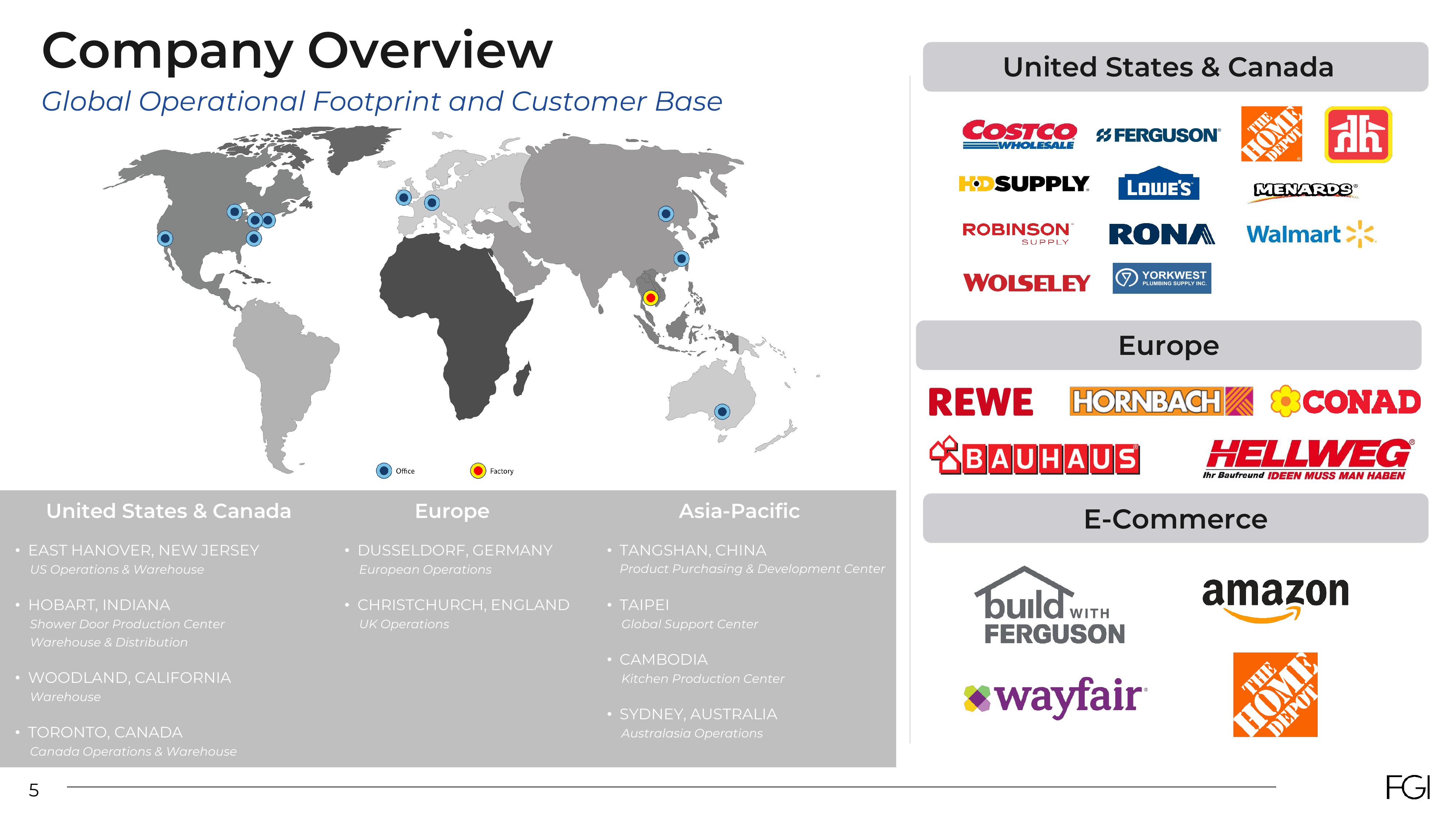 FGI Industries Investor Presentation Deck slide image #5