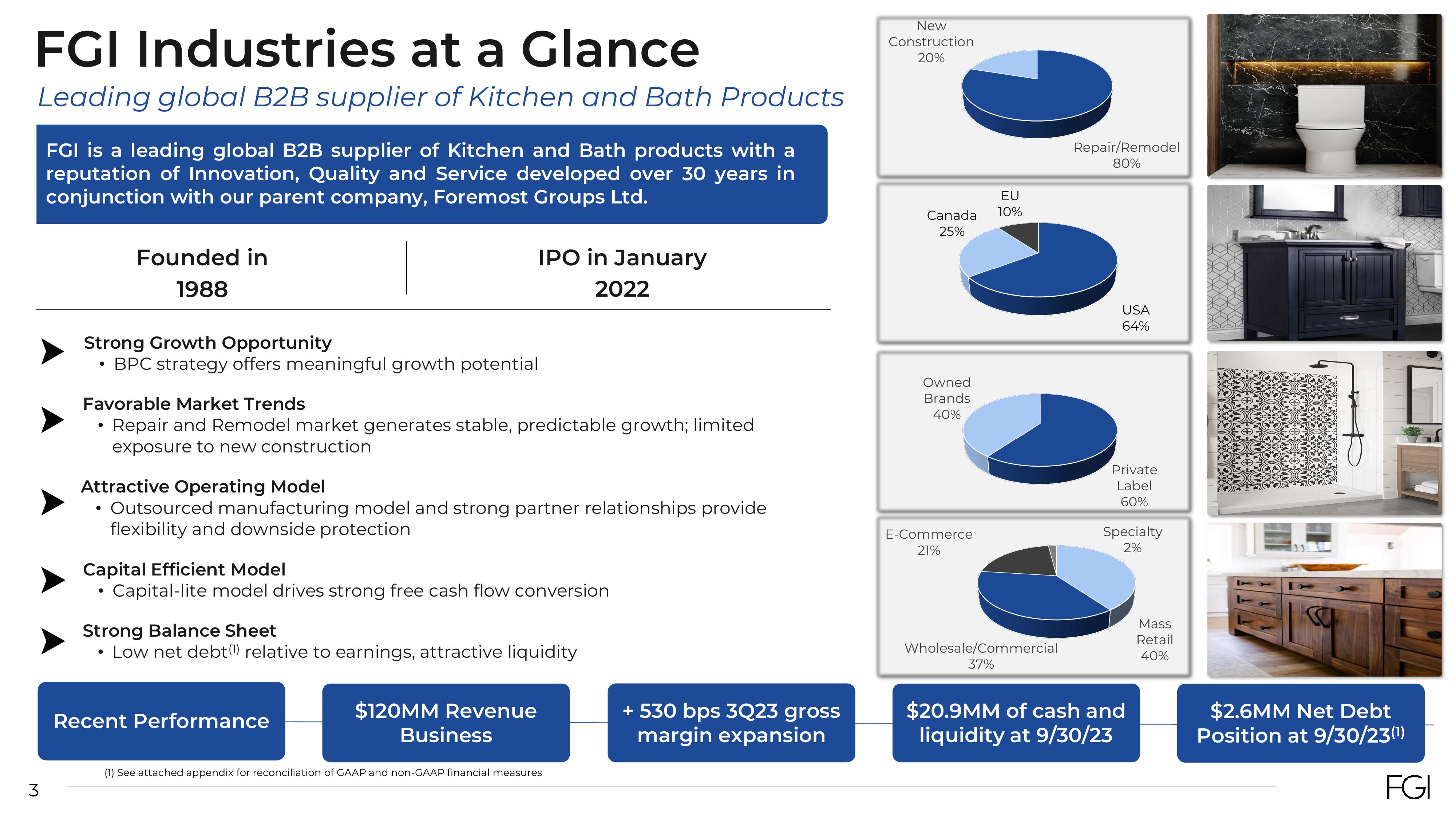 FGI Industries Investor Presentation Deck slide image #3