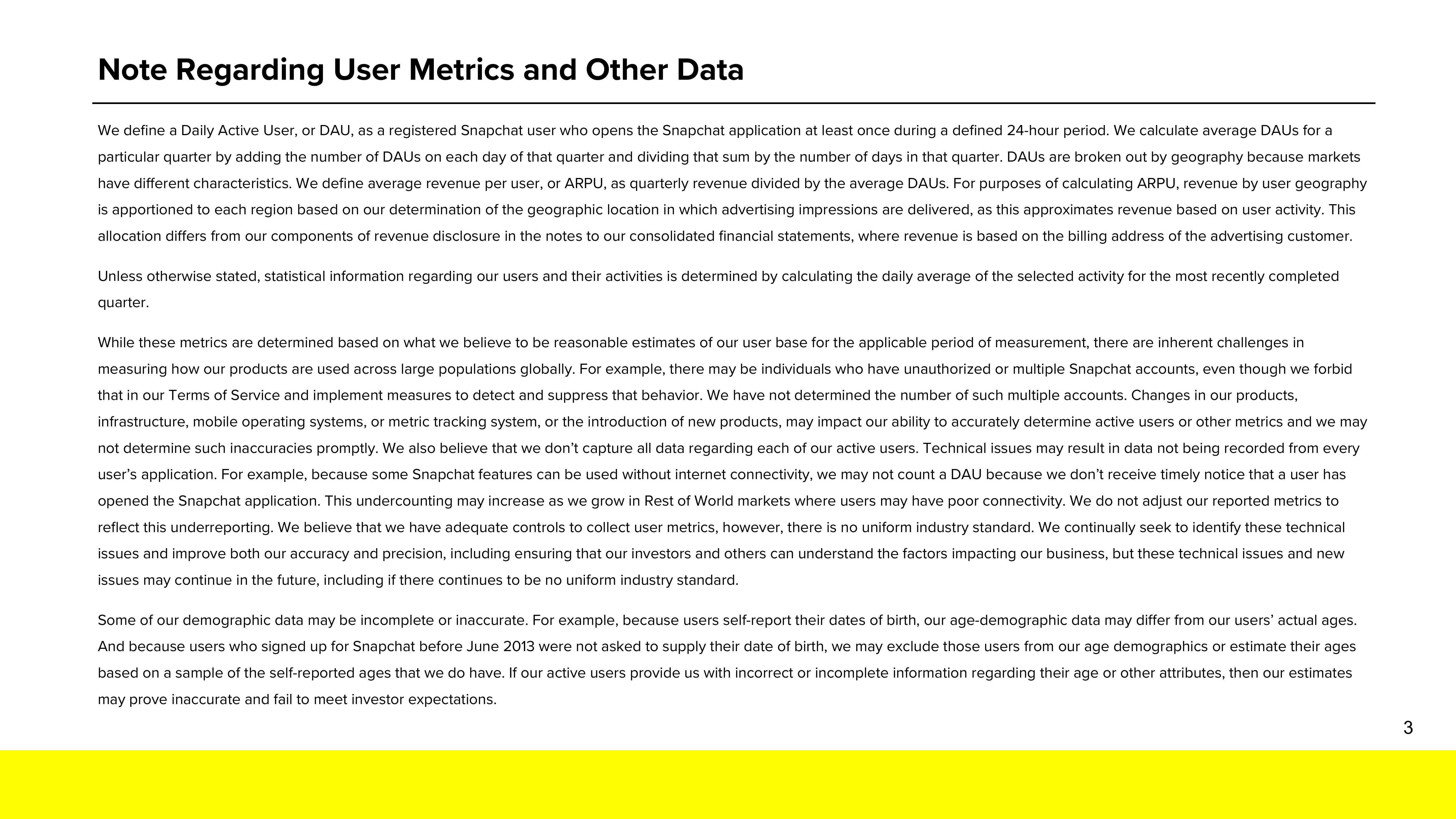 Snap Inc Results Presentation Deck slide image #19