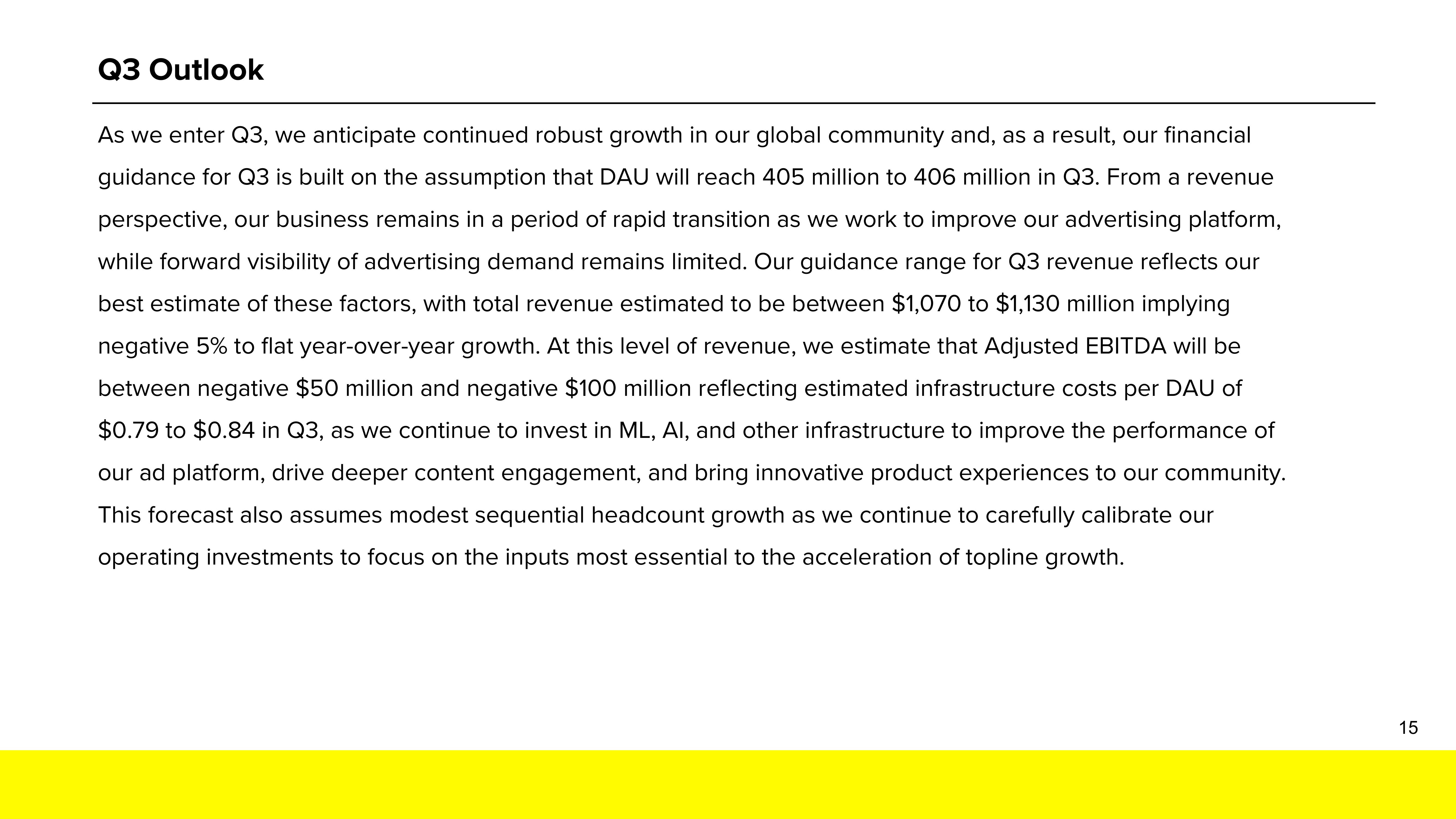 Snap Inc Results Presentation Deck slide image #15