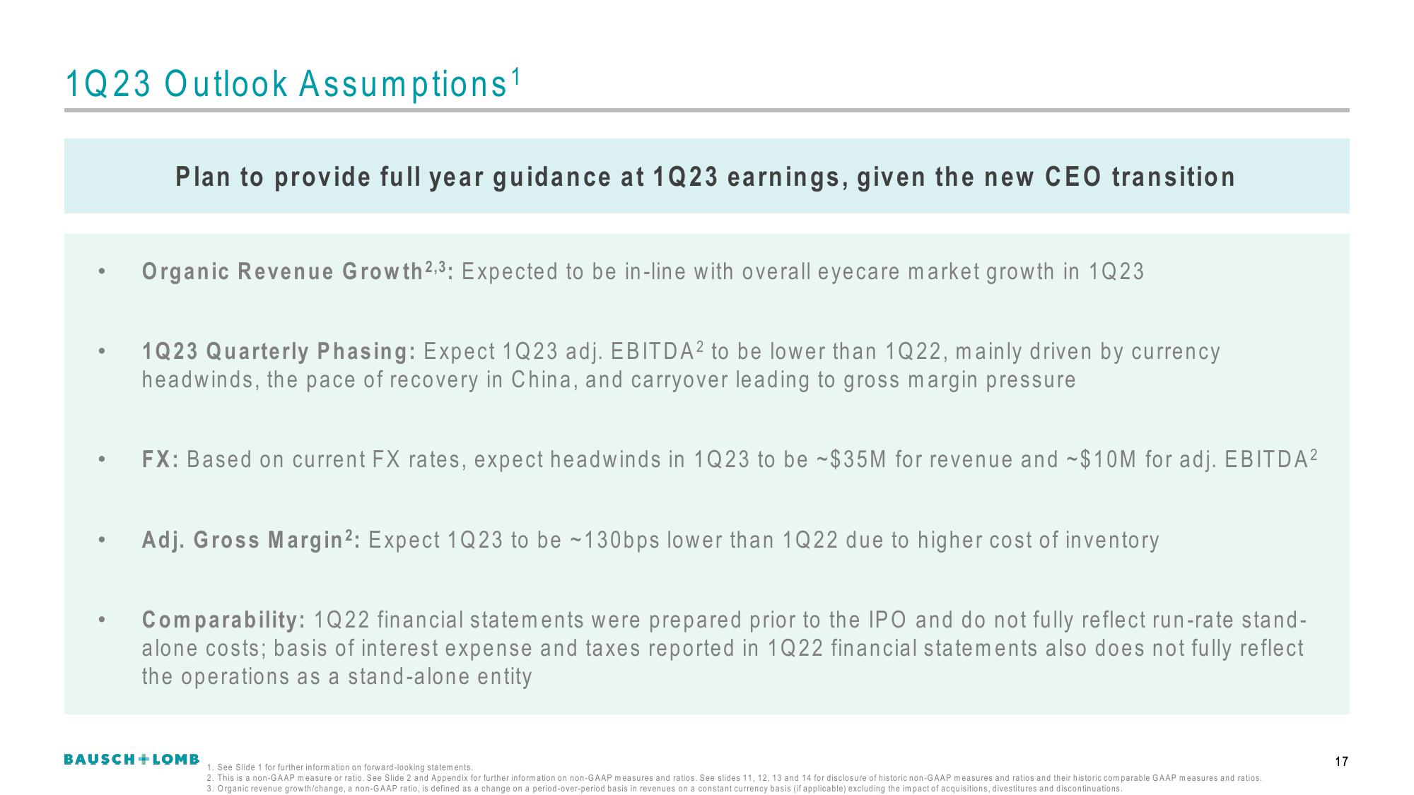 Bausch+Lomb Results Presentation Deck slide image #18