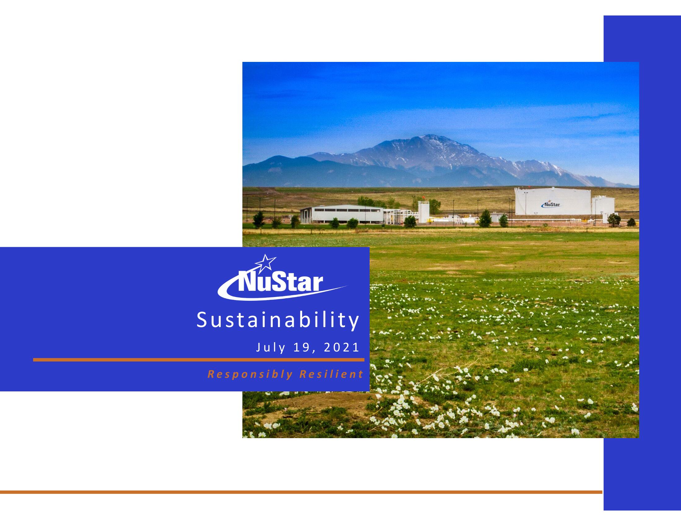 NuStar Energy ESG Presentation Deck image