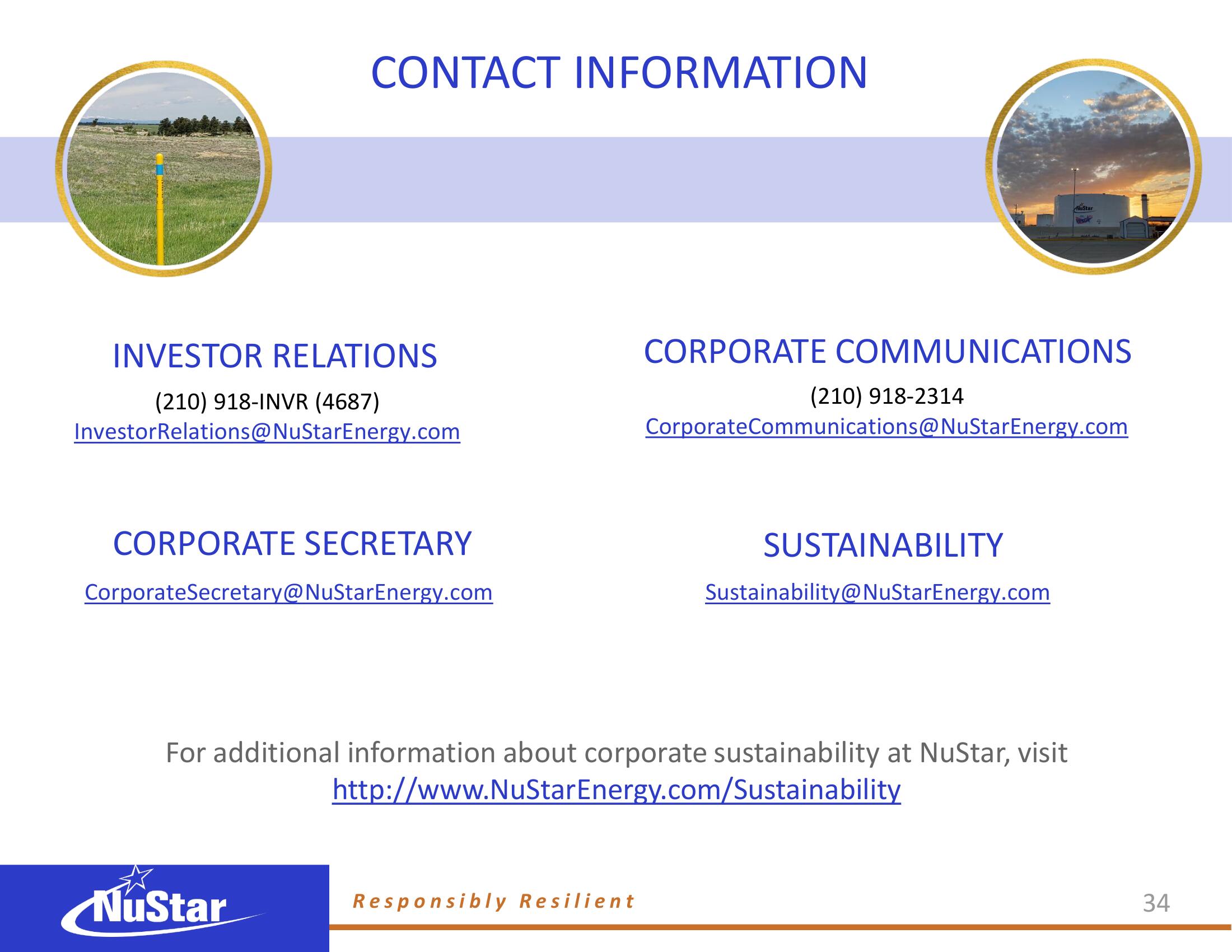 NuStar Energy ESG Presentation Deck slide image #31