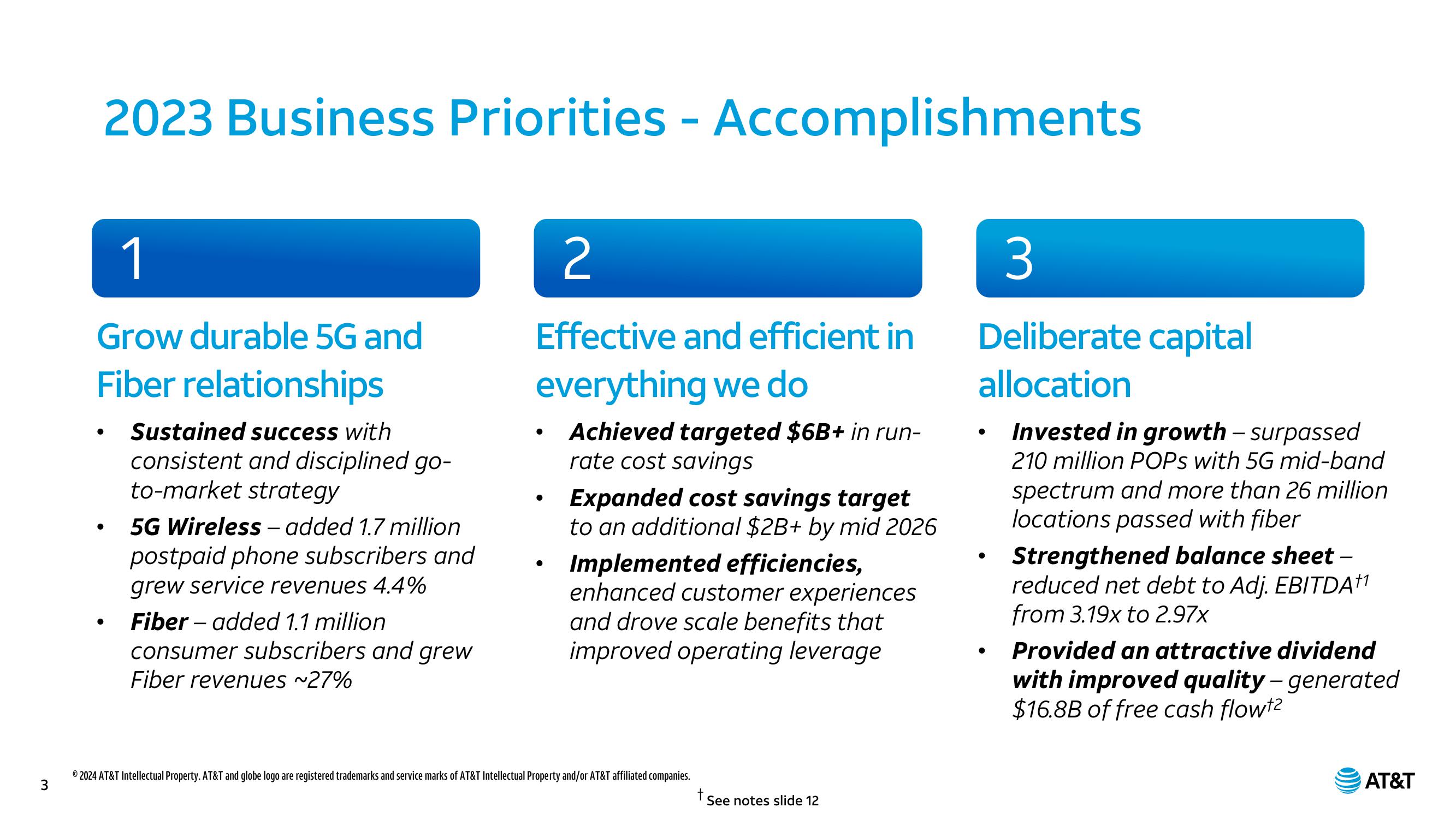 AT&T Results Presentation Deck slide image