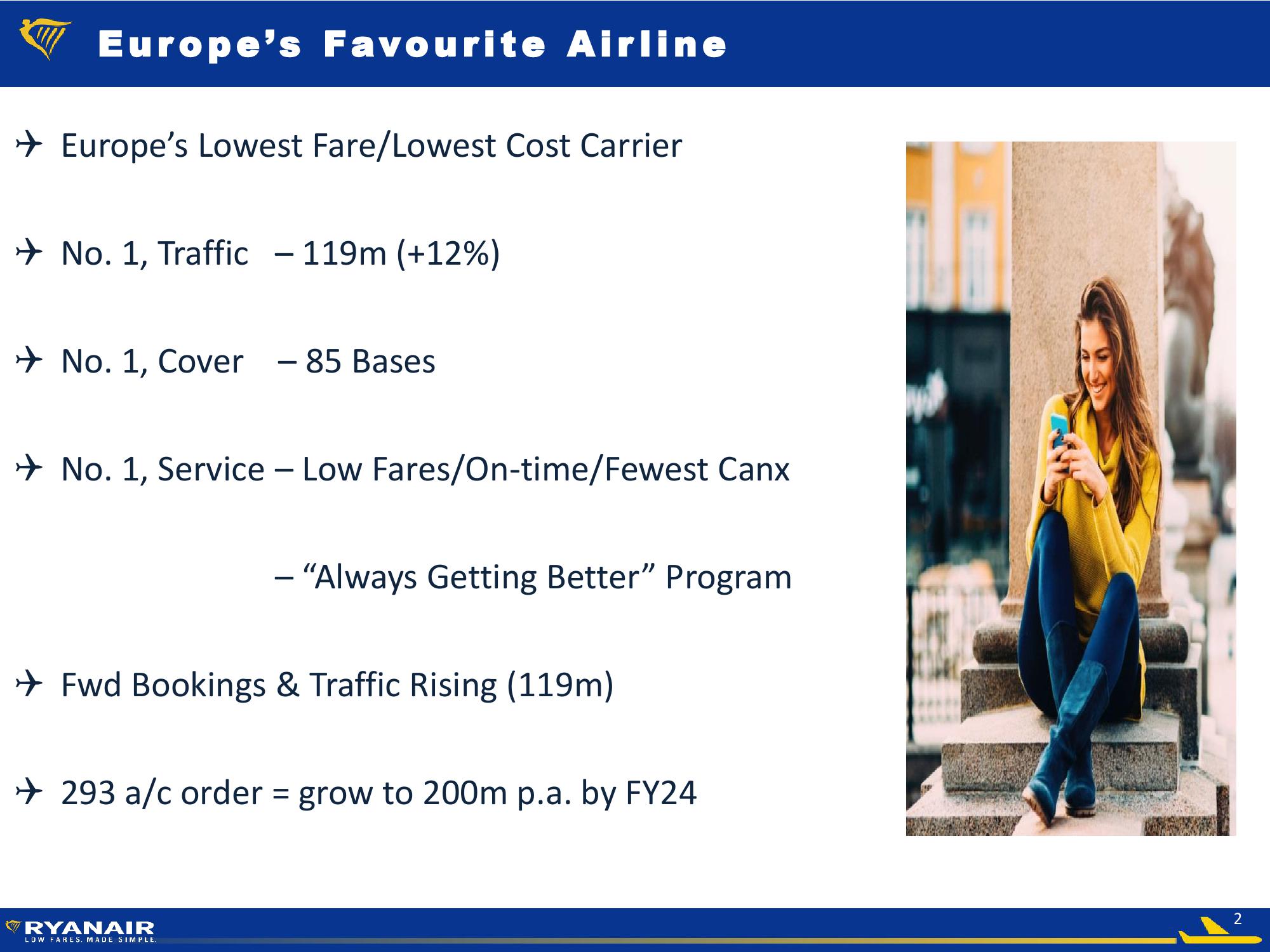 Ryanair Q3 FY17 Company Presentation slide image #2