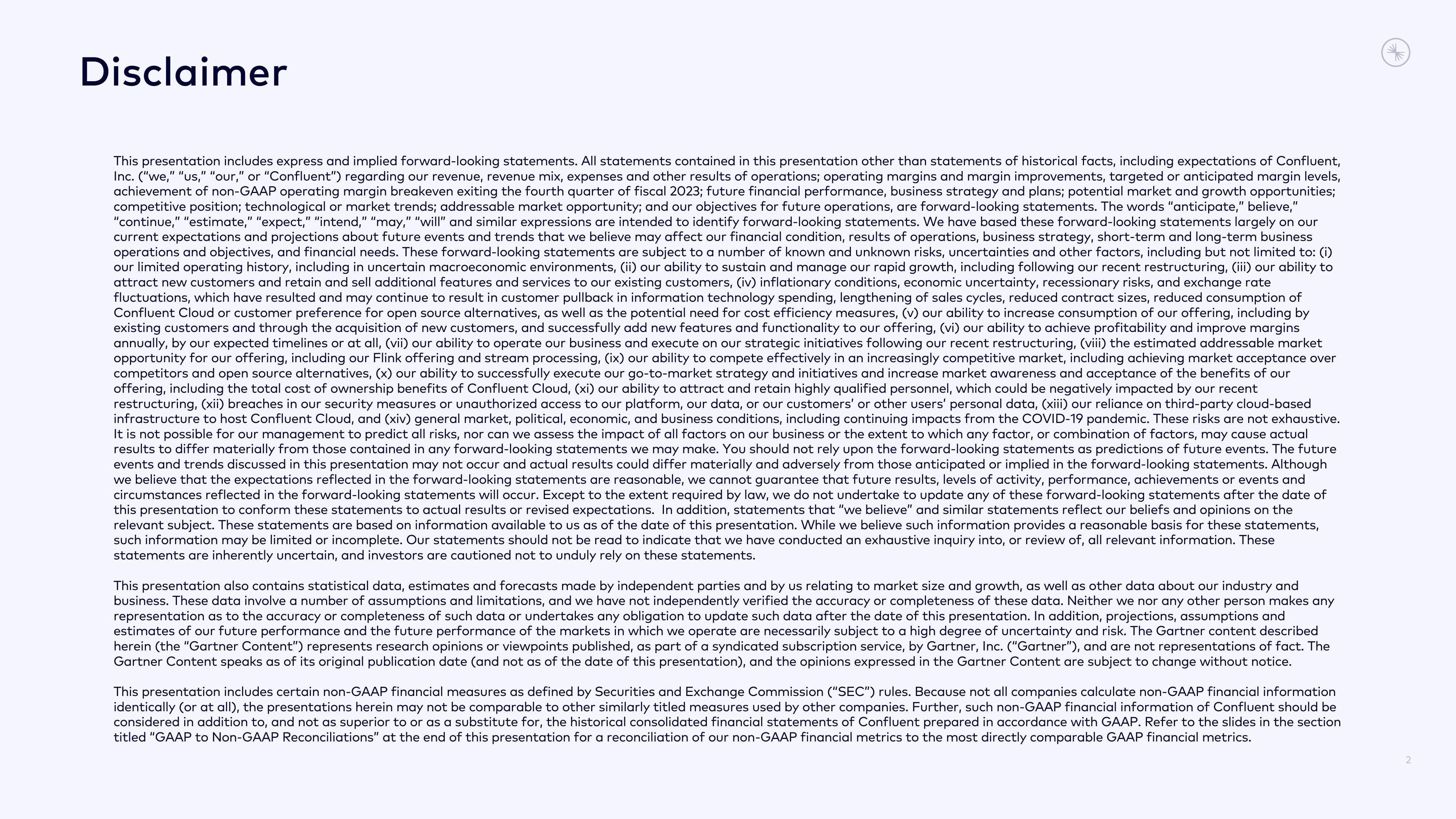 Confluent Investor Presentation Deck slide image #2