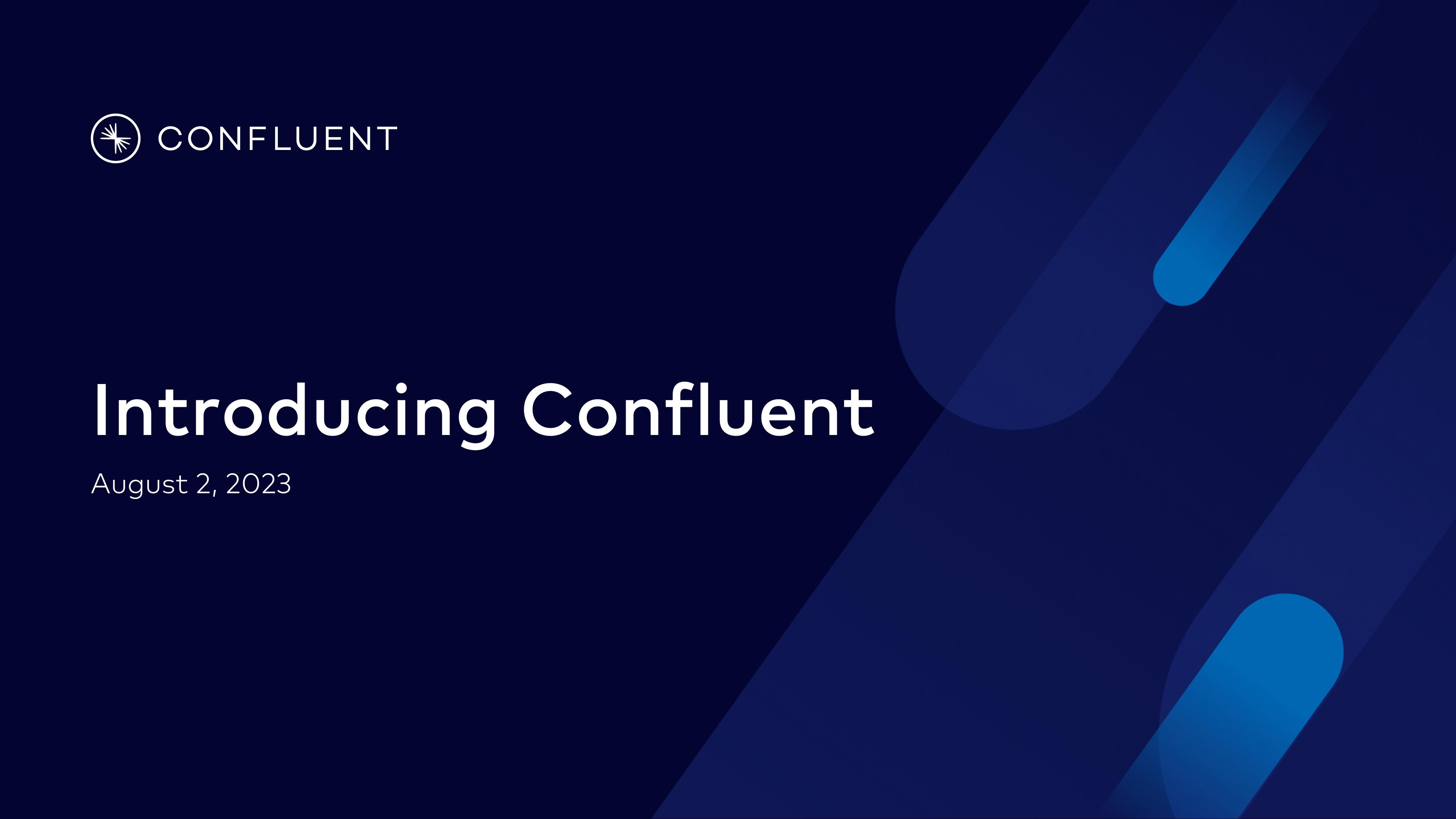 Confluent Investor Presentation Deck image