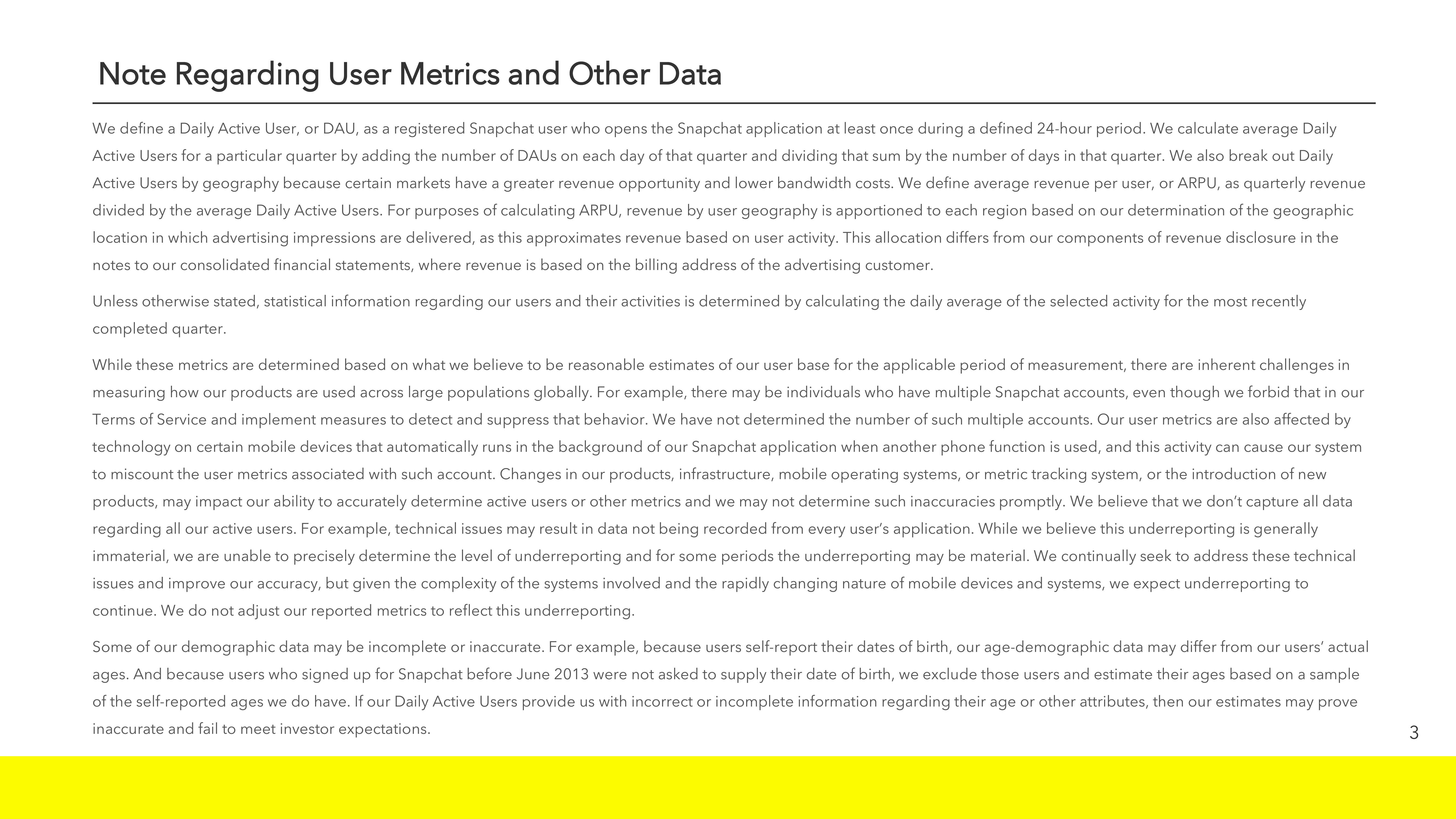 Snap Inc Results Presentation Deck slide image #18