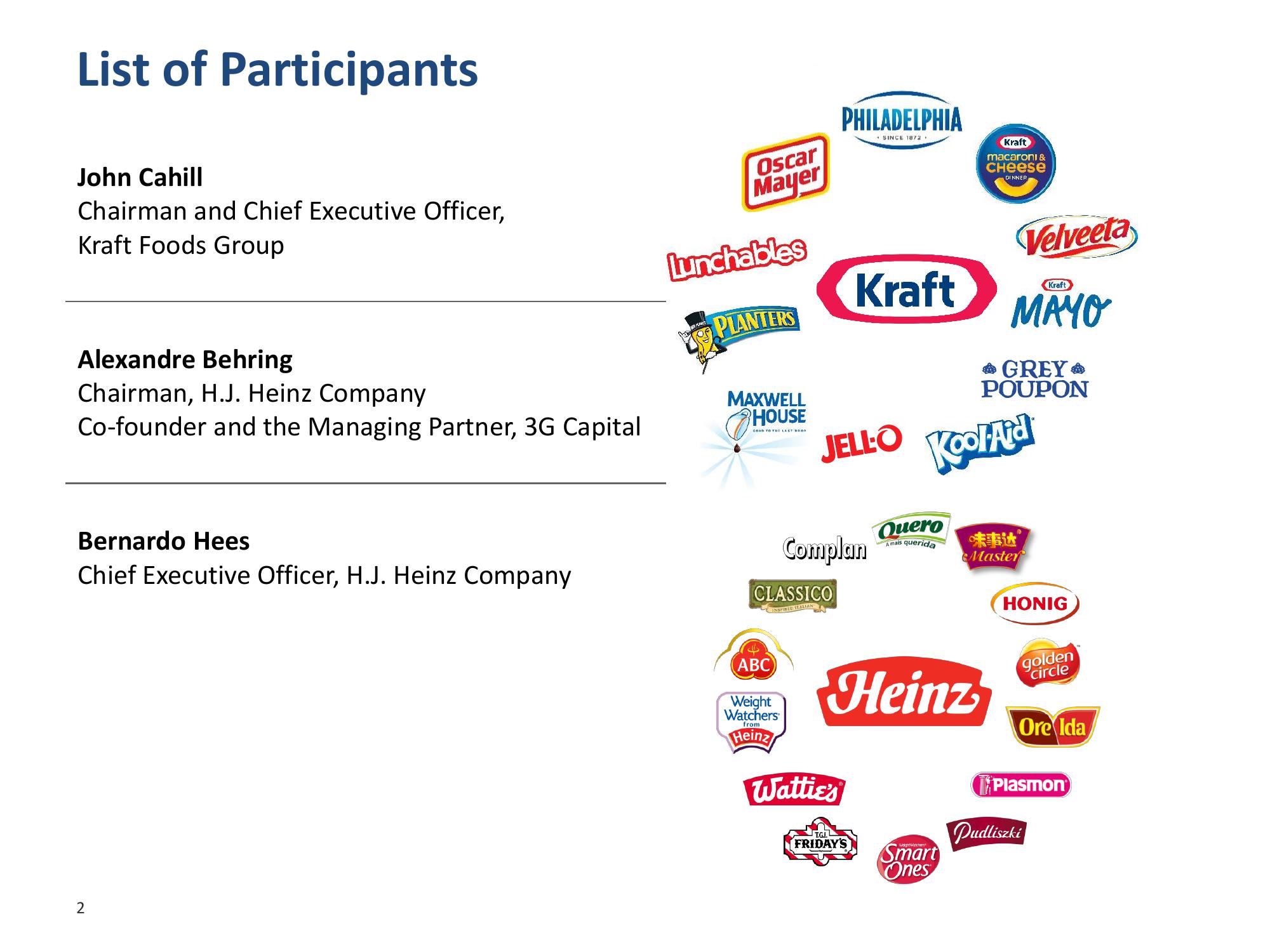 Kraft Heinz Merger slide image #3