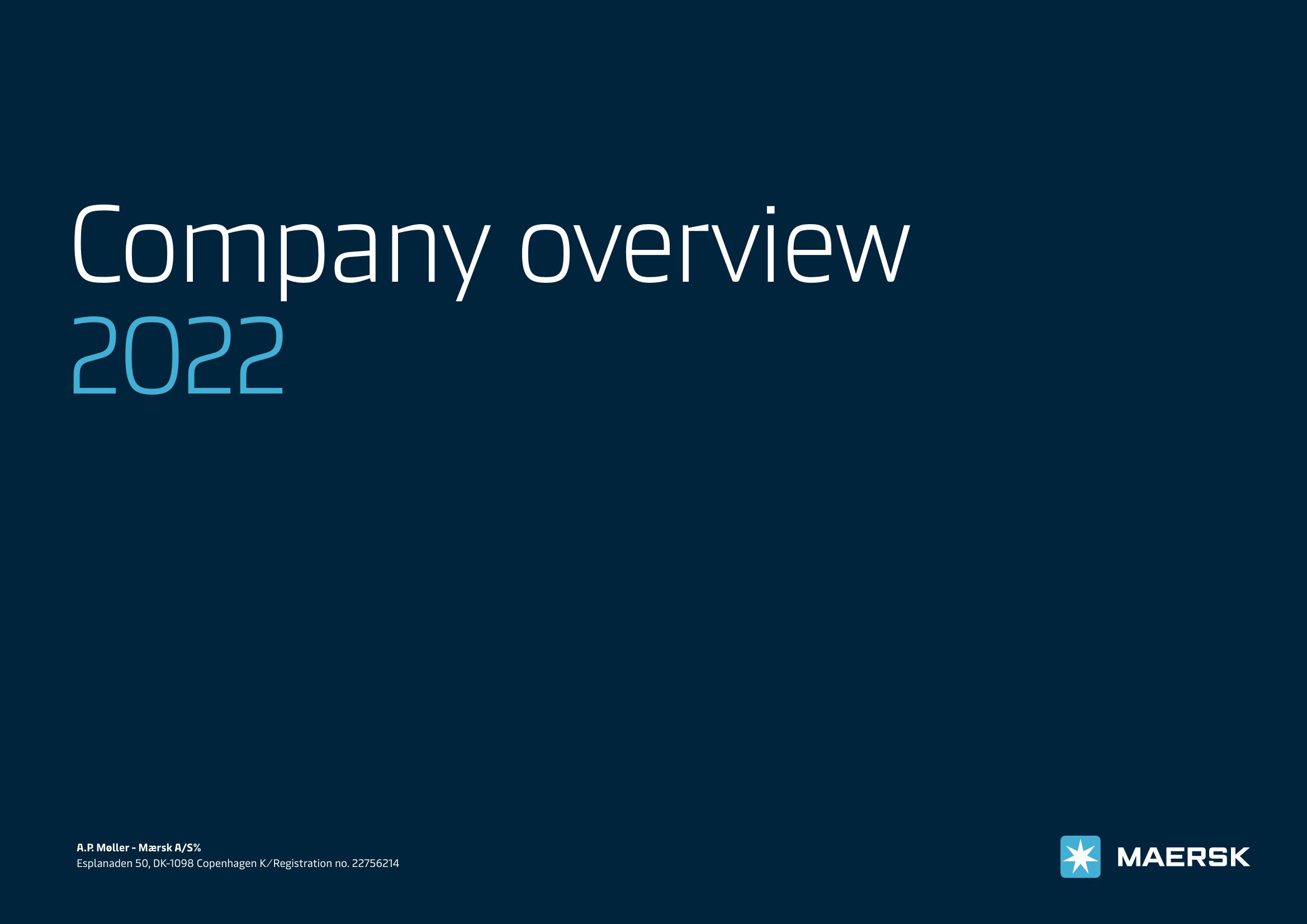 Maersk Investor Presentation Deck image