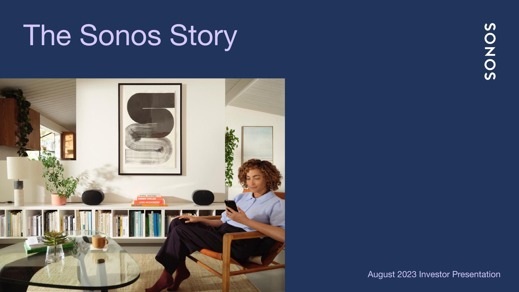 Sonos Investor Presentation Deck image