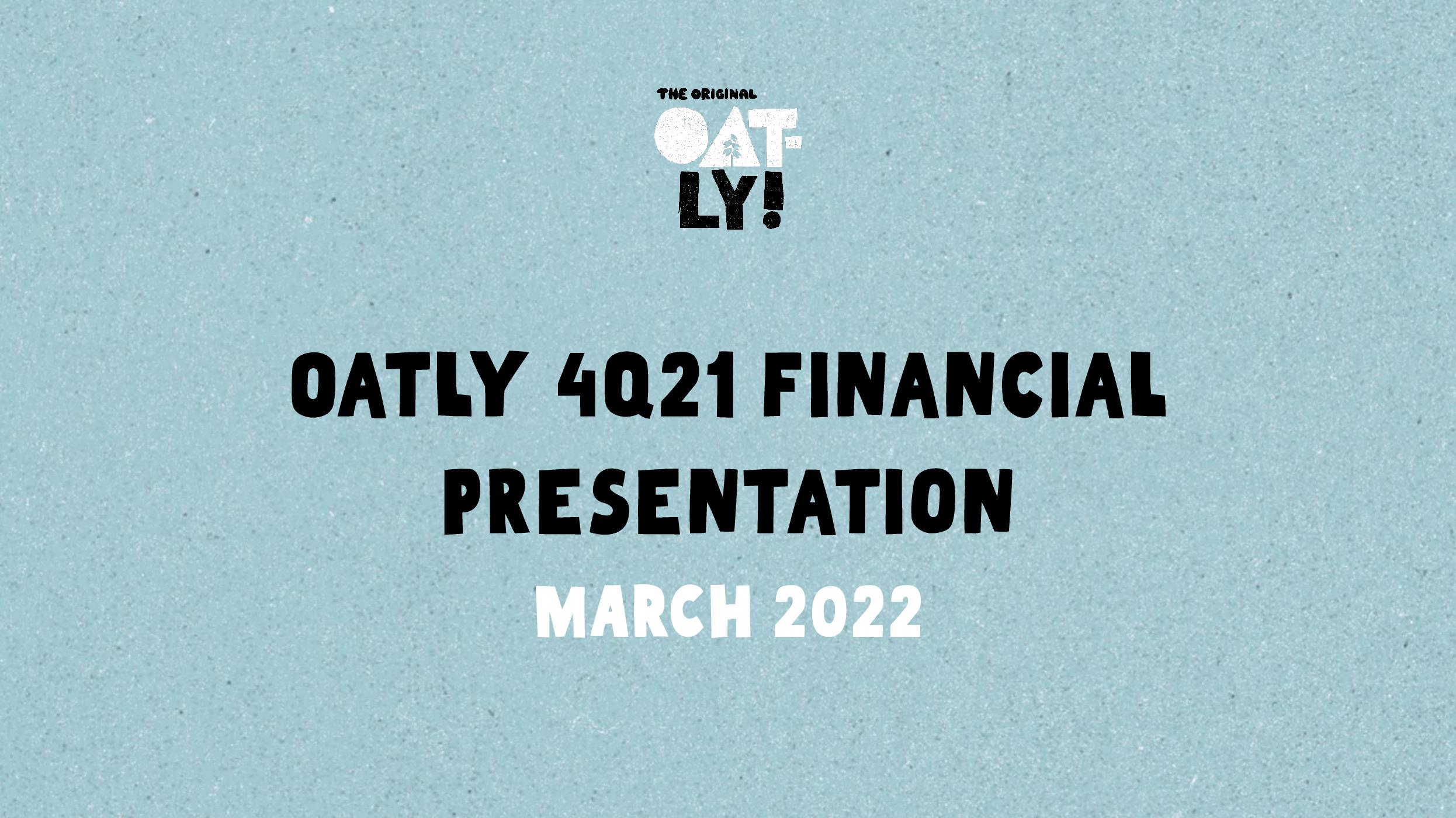 Oatly Results Presentation Deck image