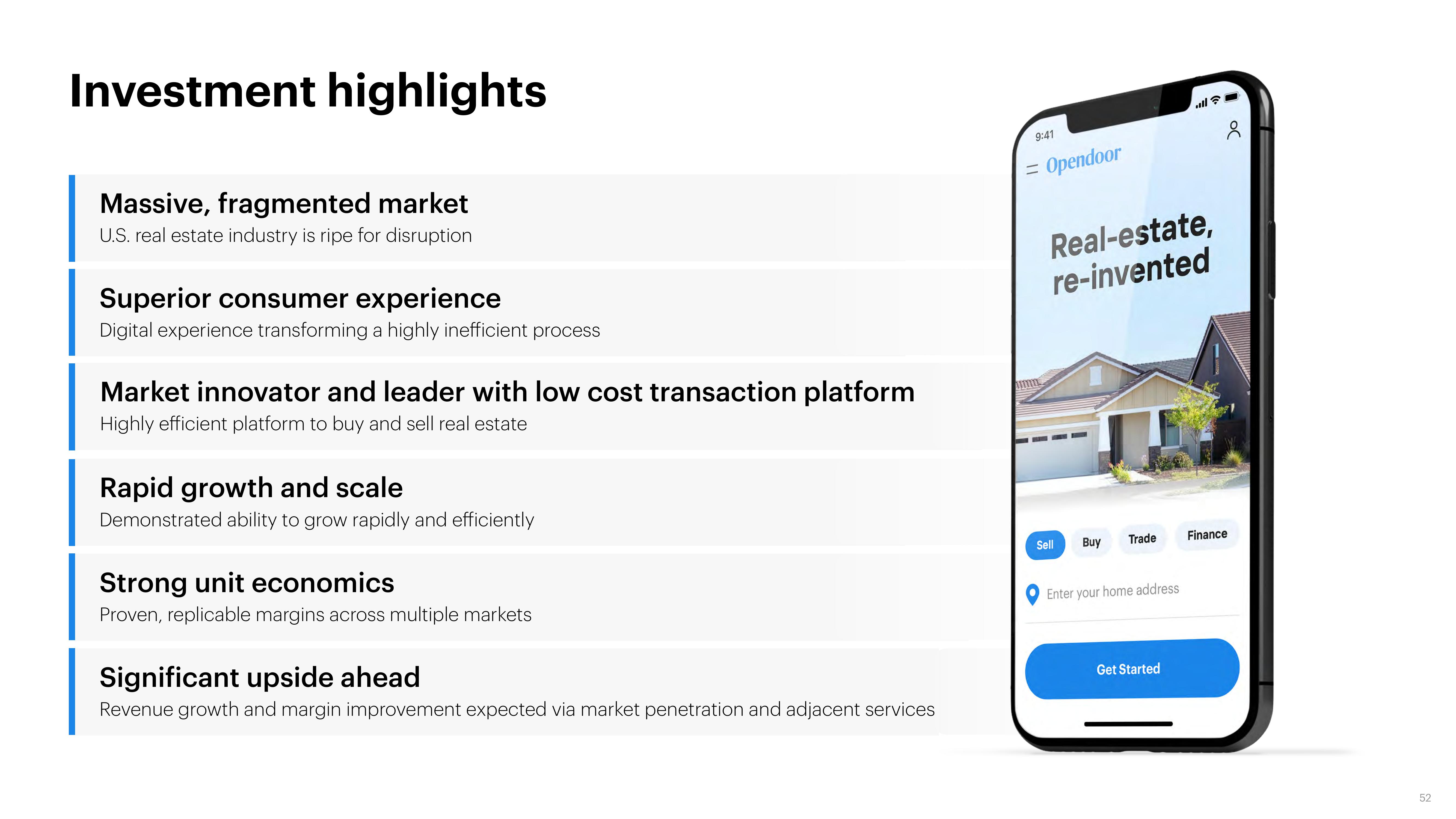 Opendoor SPAC Presentation Deck slide image #52