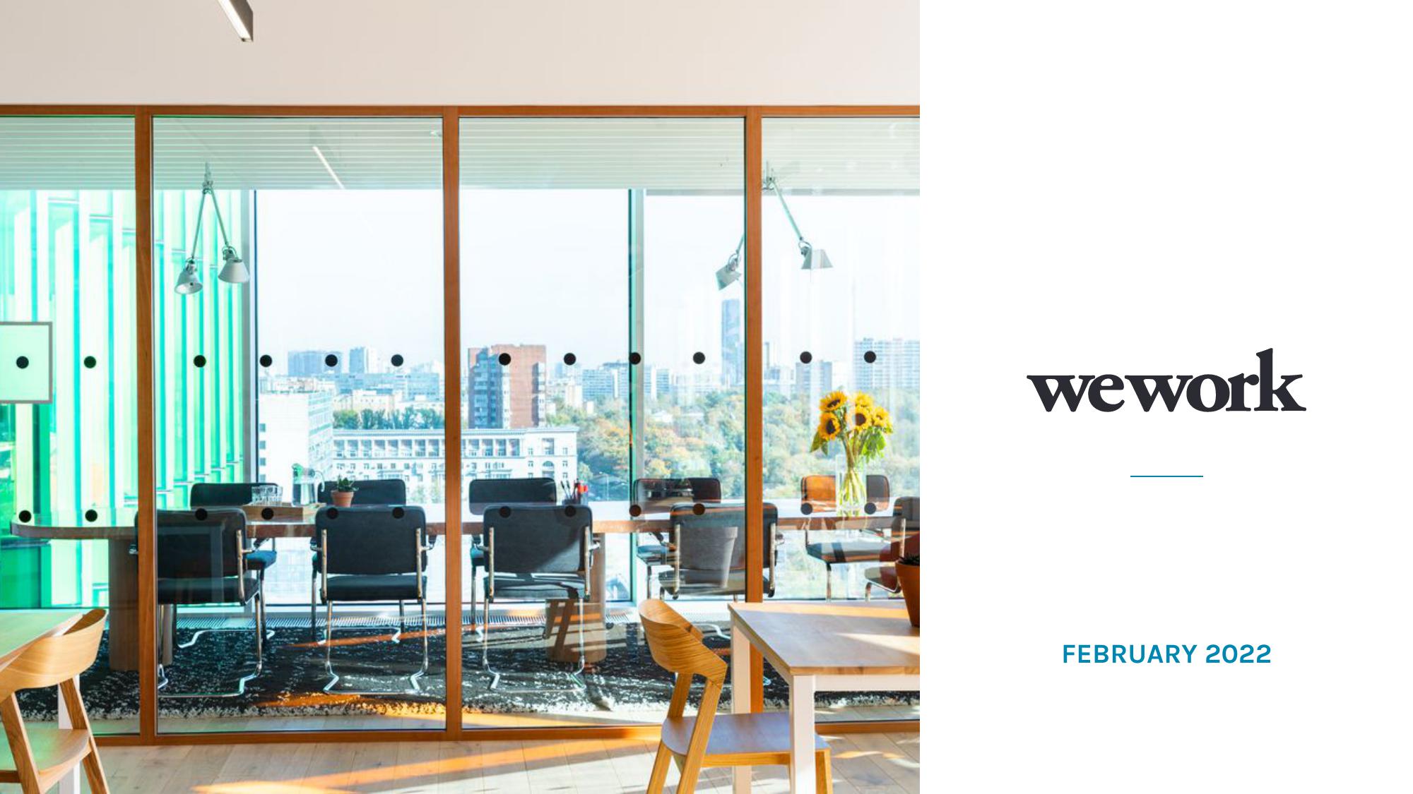 WeWork Investor Presentation Deck image