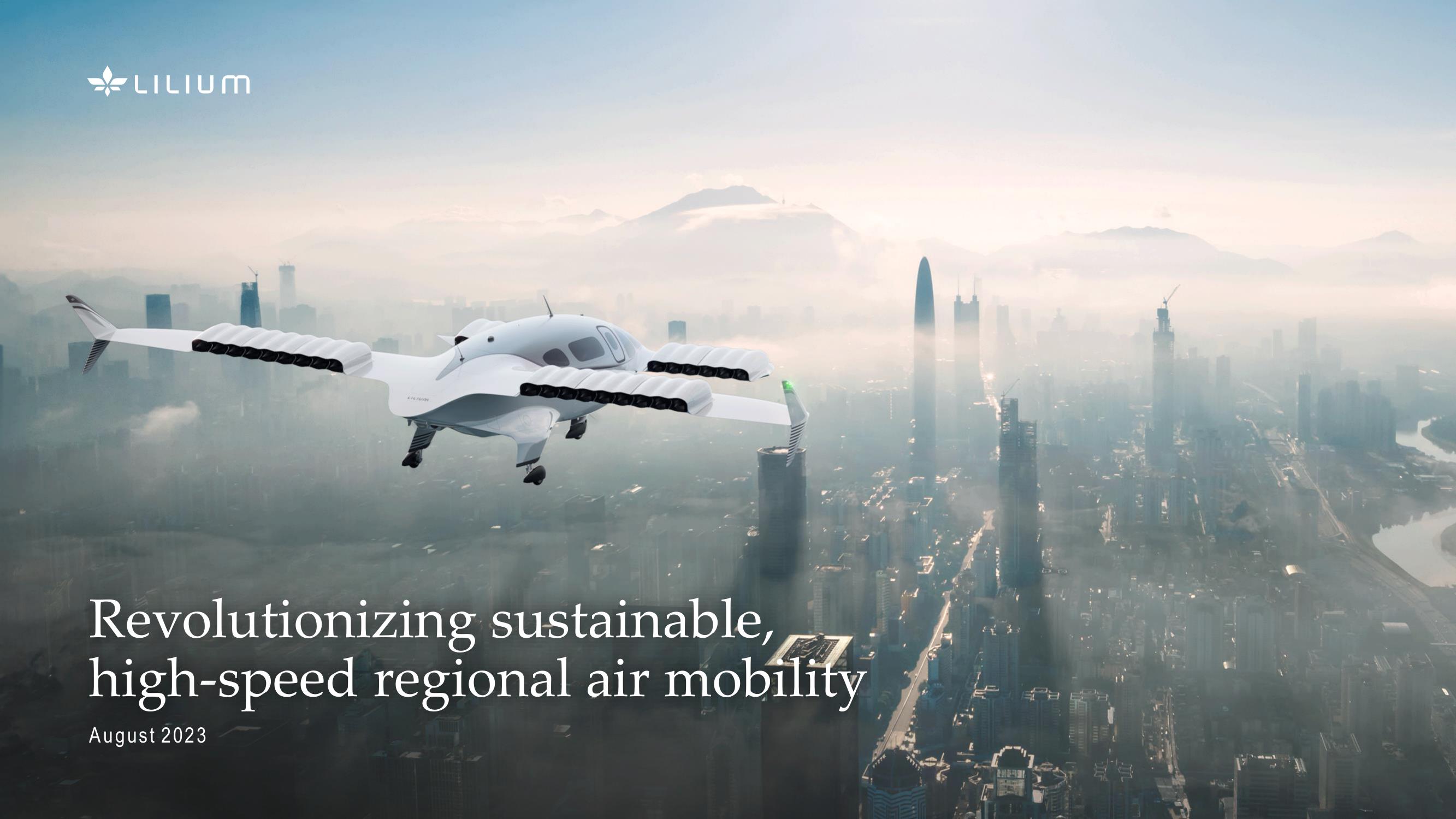 Revolutionizing sustainable, high-speed regional air mobility image