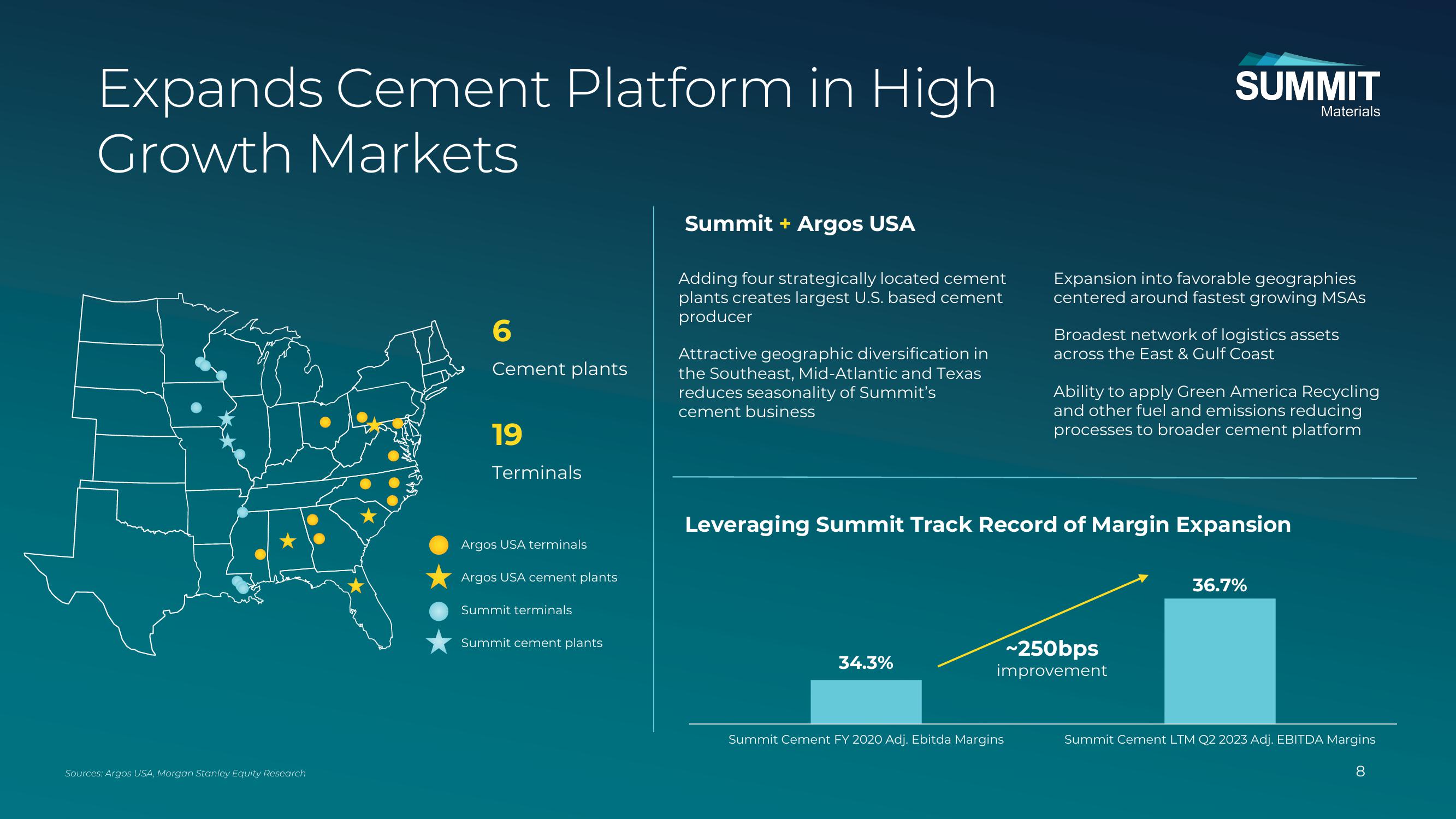 Summit Materials to Combine with Argos USA slide image #8