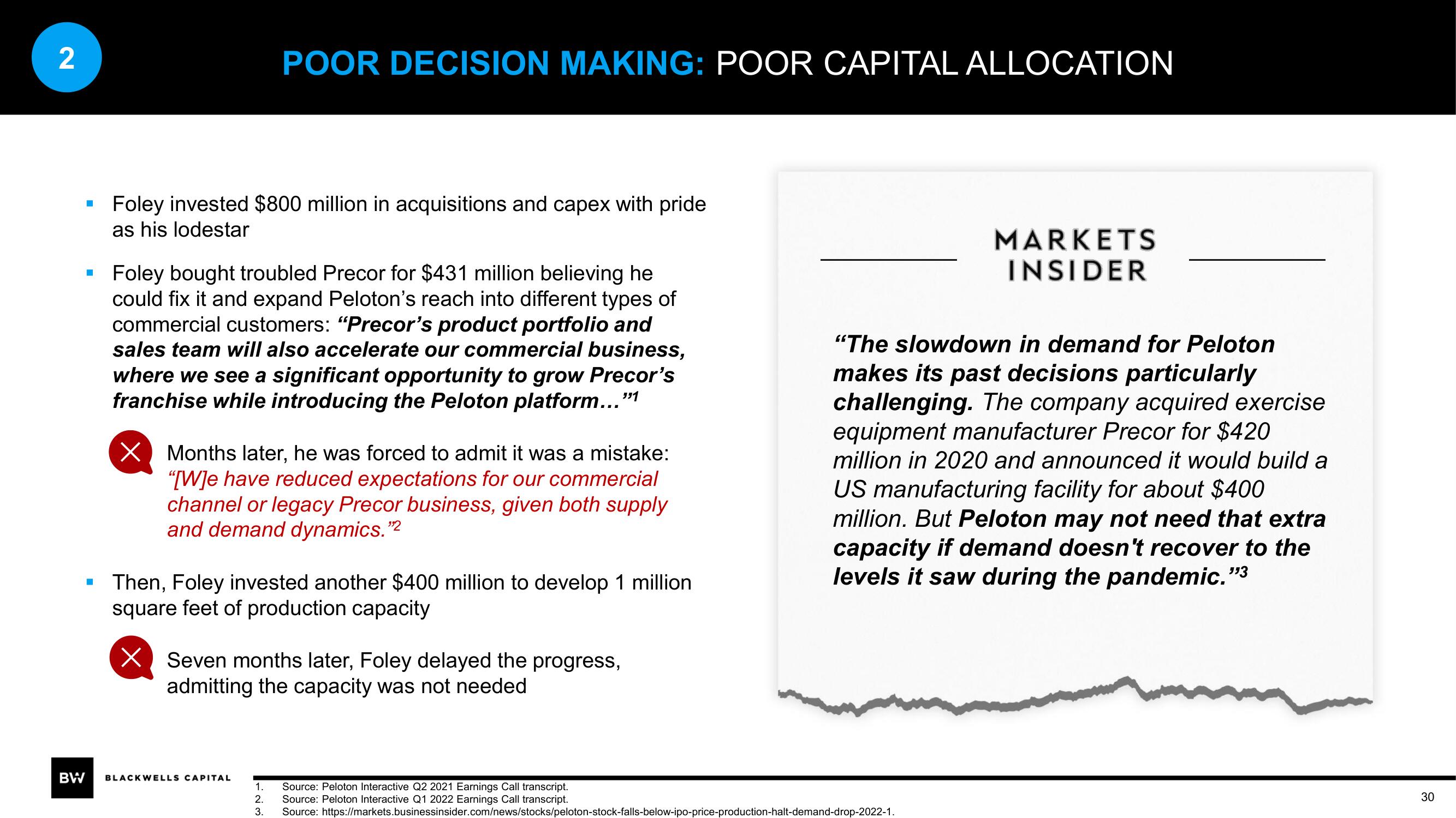 Blackwells Capital Activist Presentation Deck slide image #30