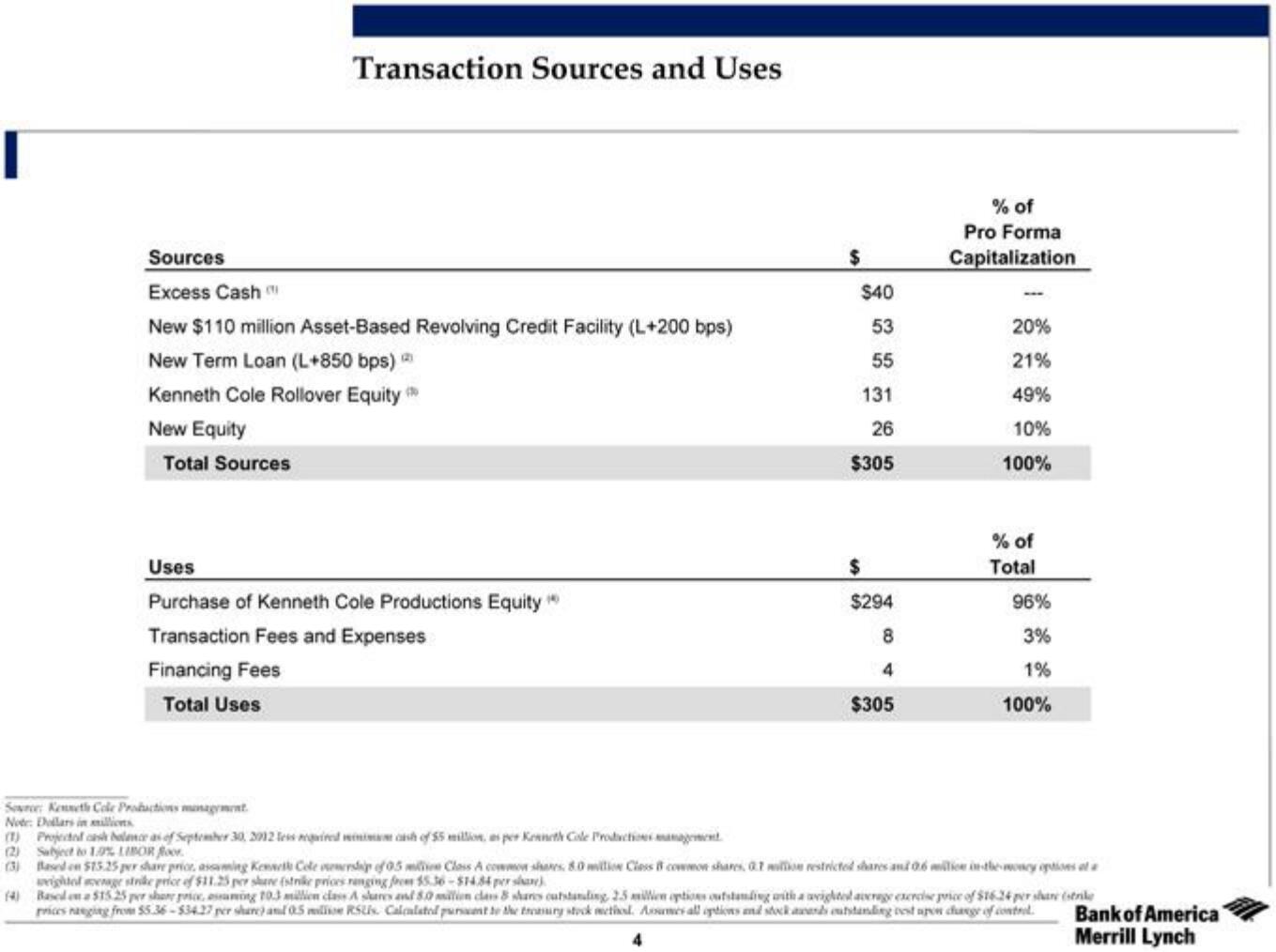 Bank of America Investment Banking Pitch Book slide image #8