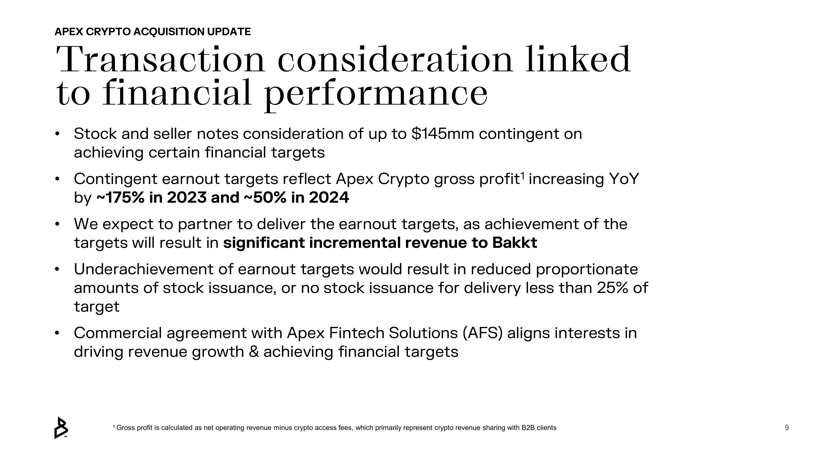 Bakkt Results Presentation Deck slide image #9