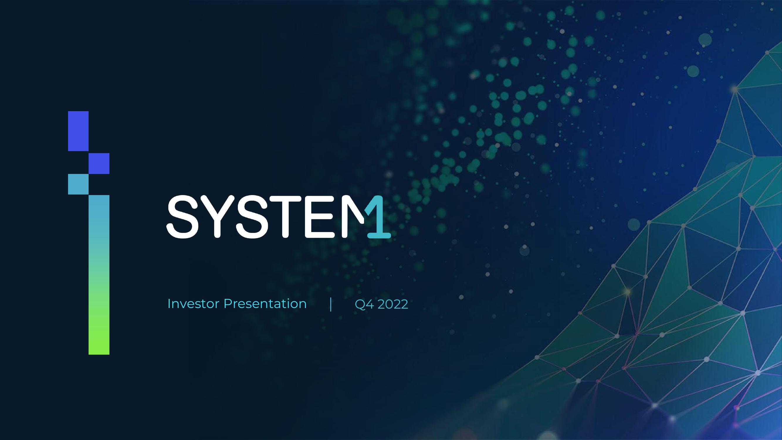 System1 Investor Presentation Deck image