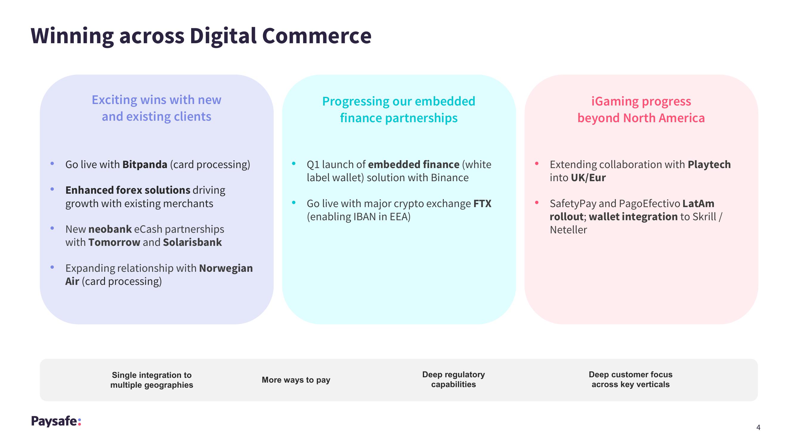 Paysafe Results Presentation Deck slide image #4