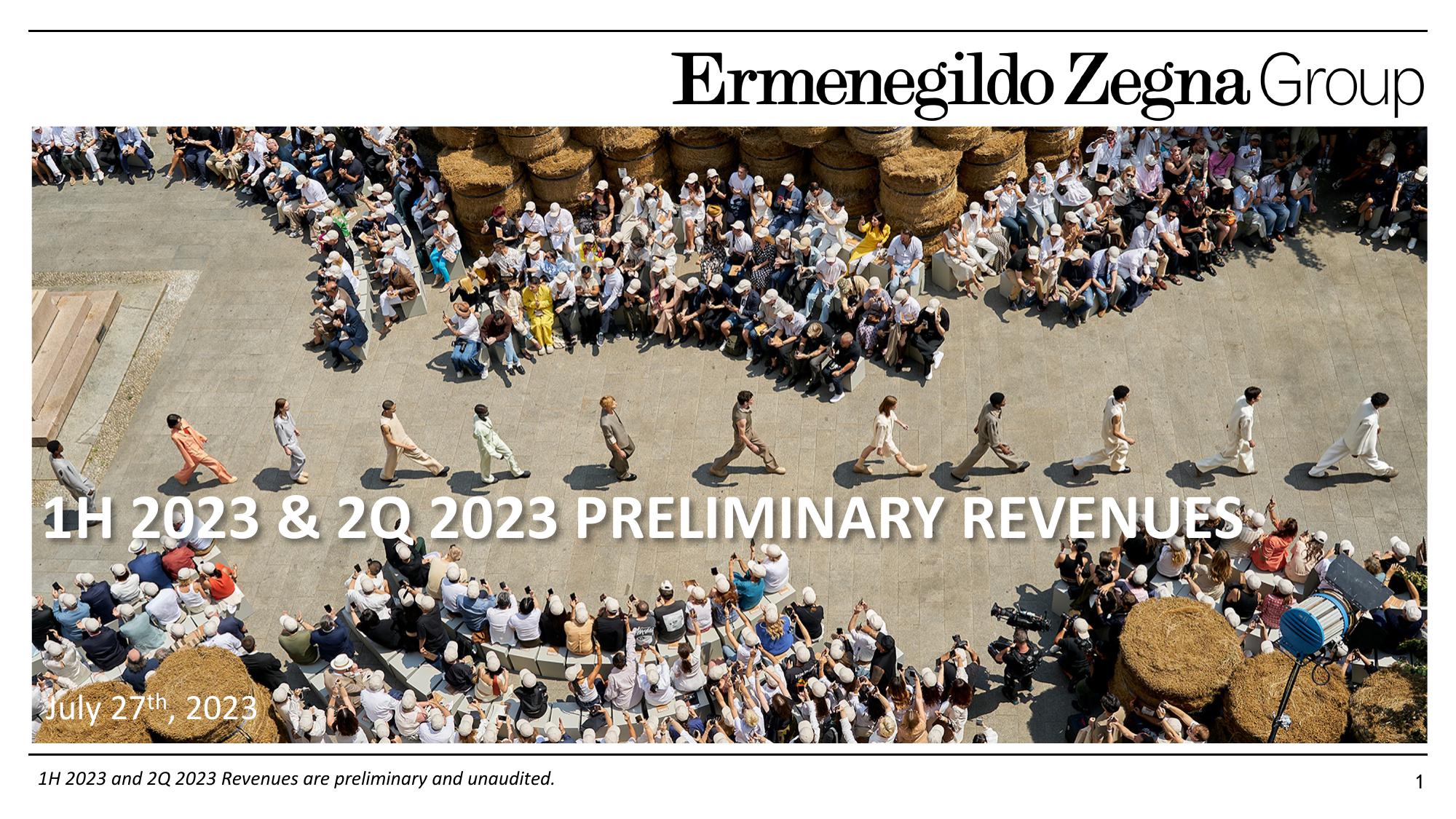 Zegna Results Presentation Deck image