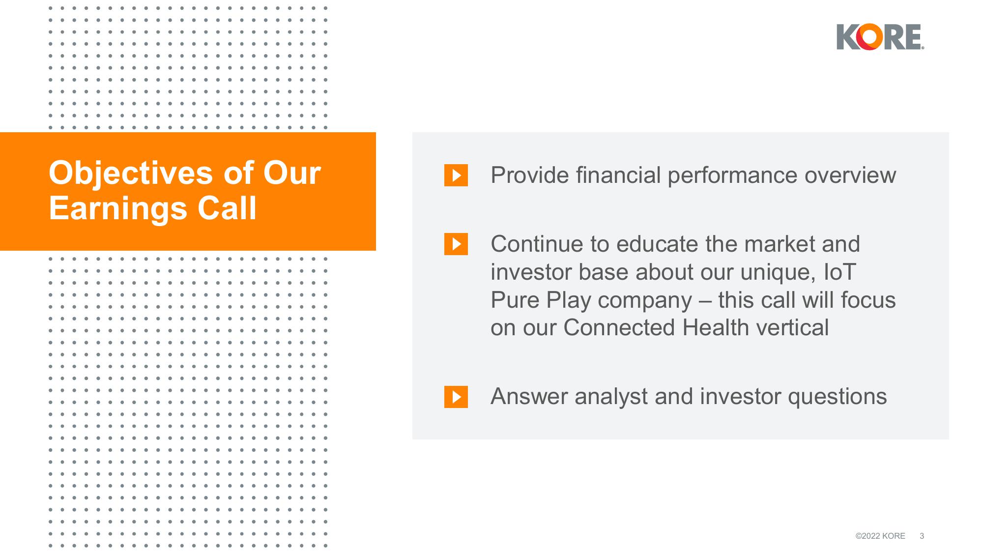 Kore Results Presentation Deck slide image