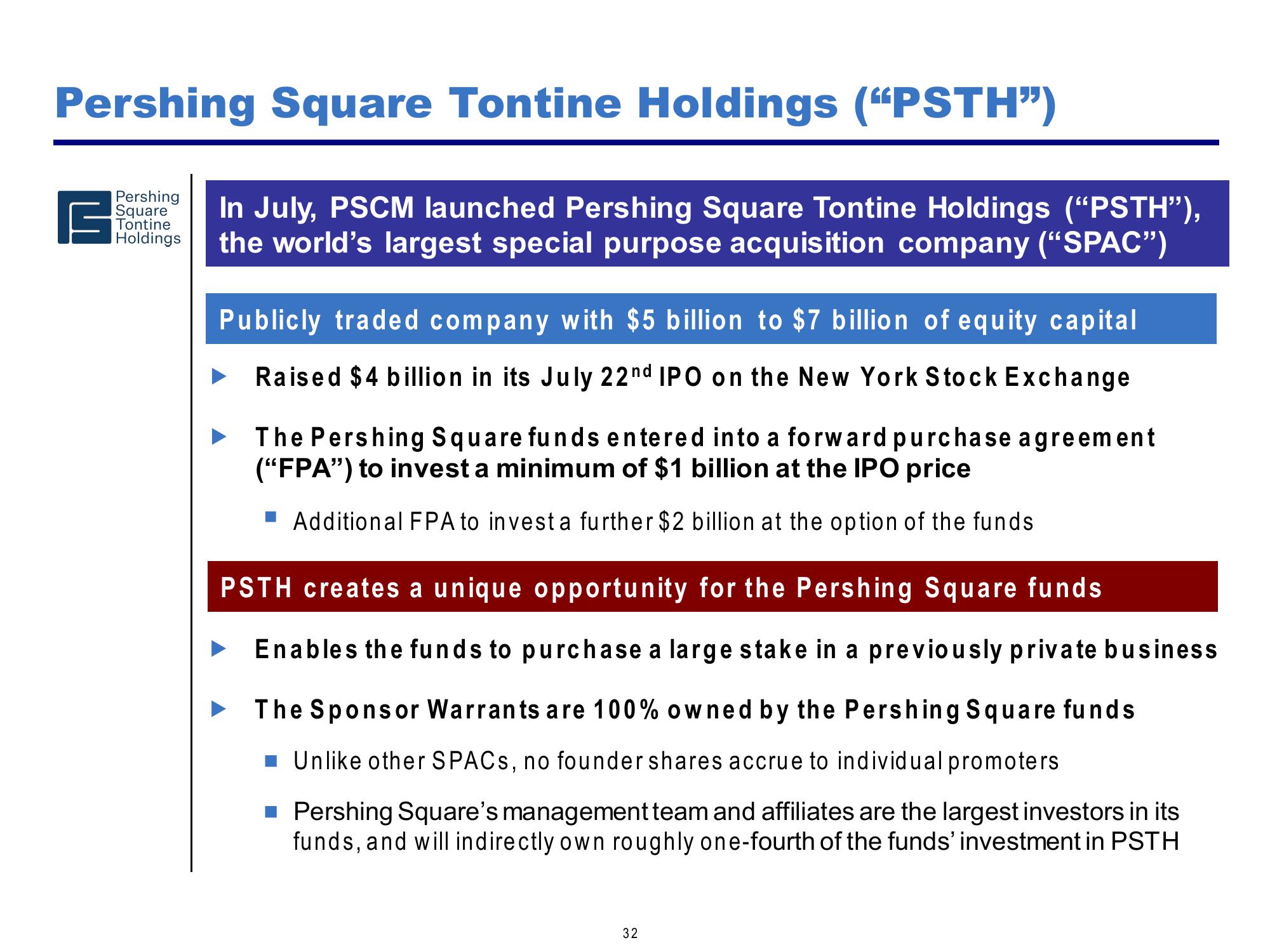 Pershing Square Investor Presentation Deck slide image #32