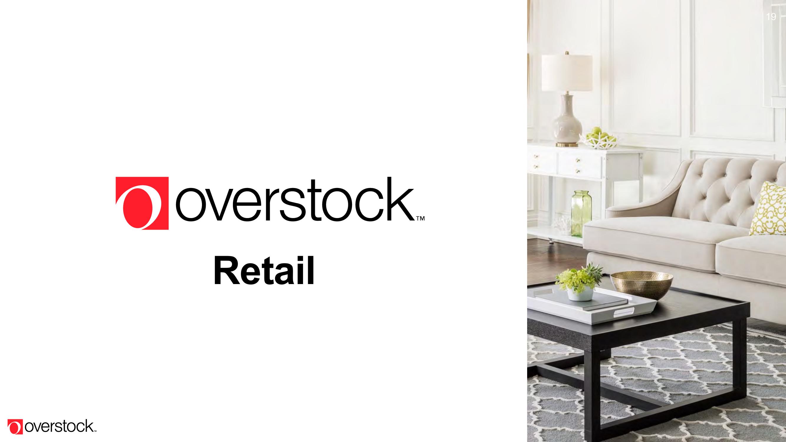 Overstock Results Presentation Deck slide image #19