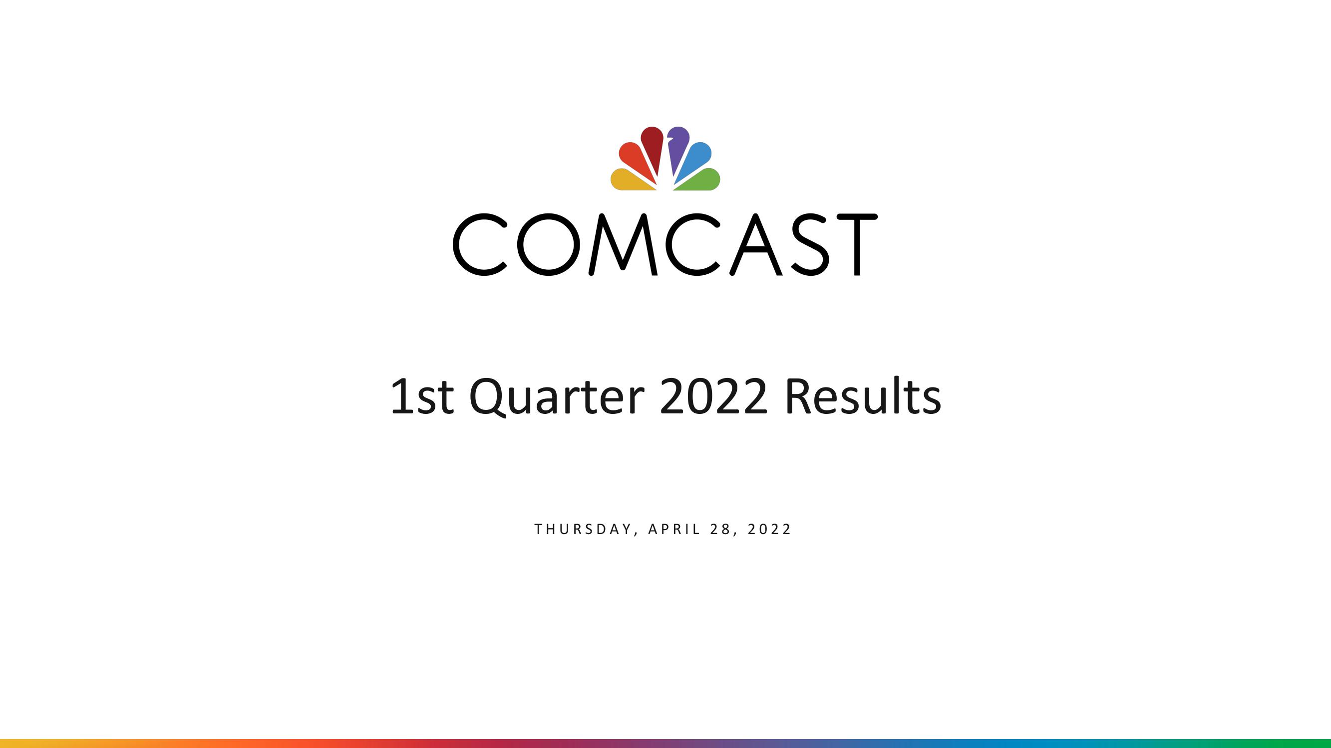 Comcast Results Presentation Deck image