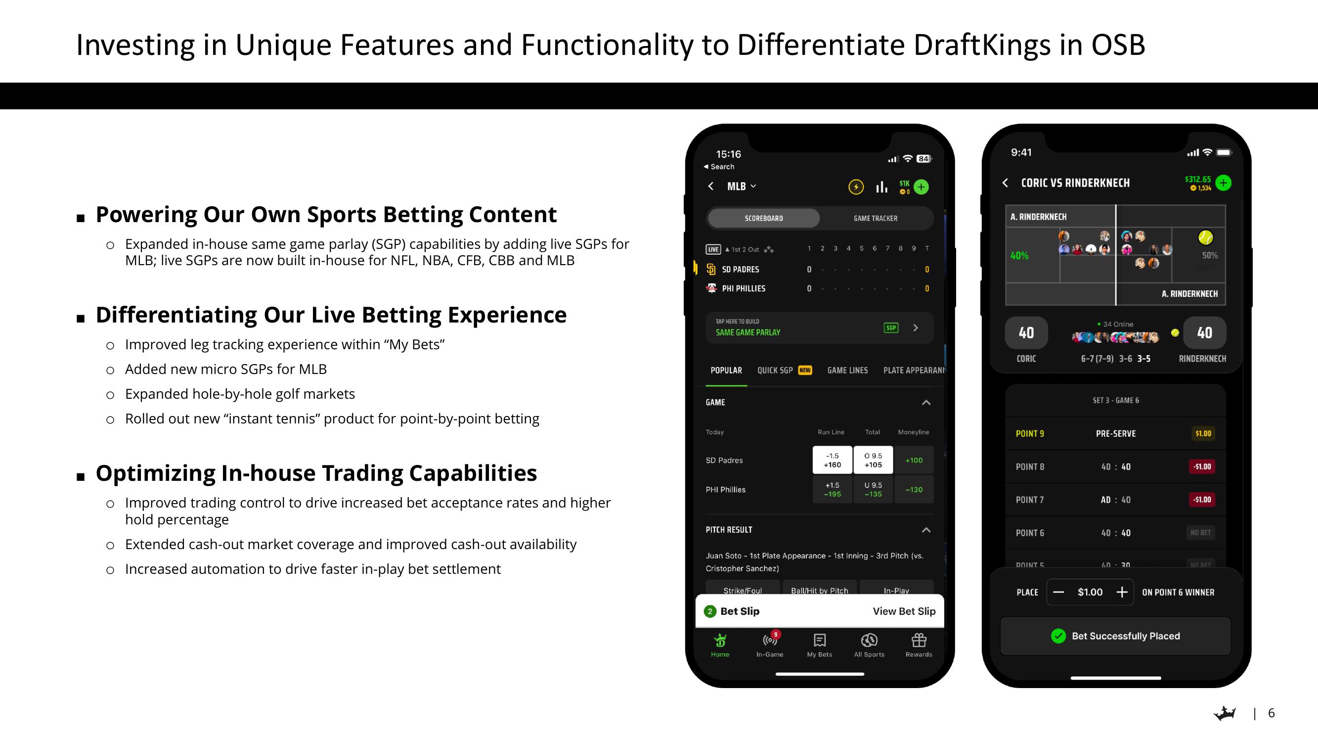 DraftKings Results Presentation Deck slide image #6