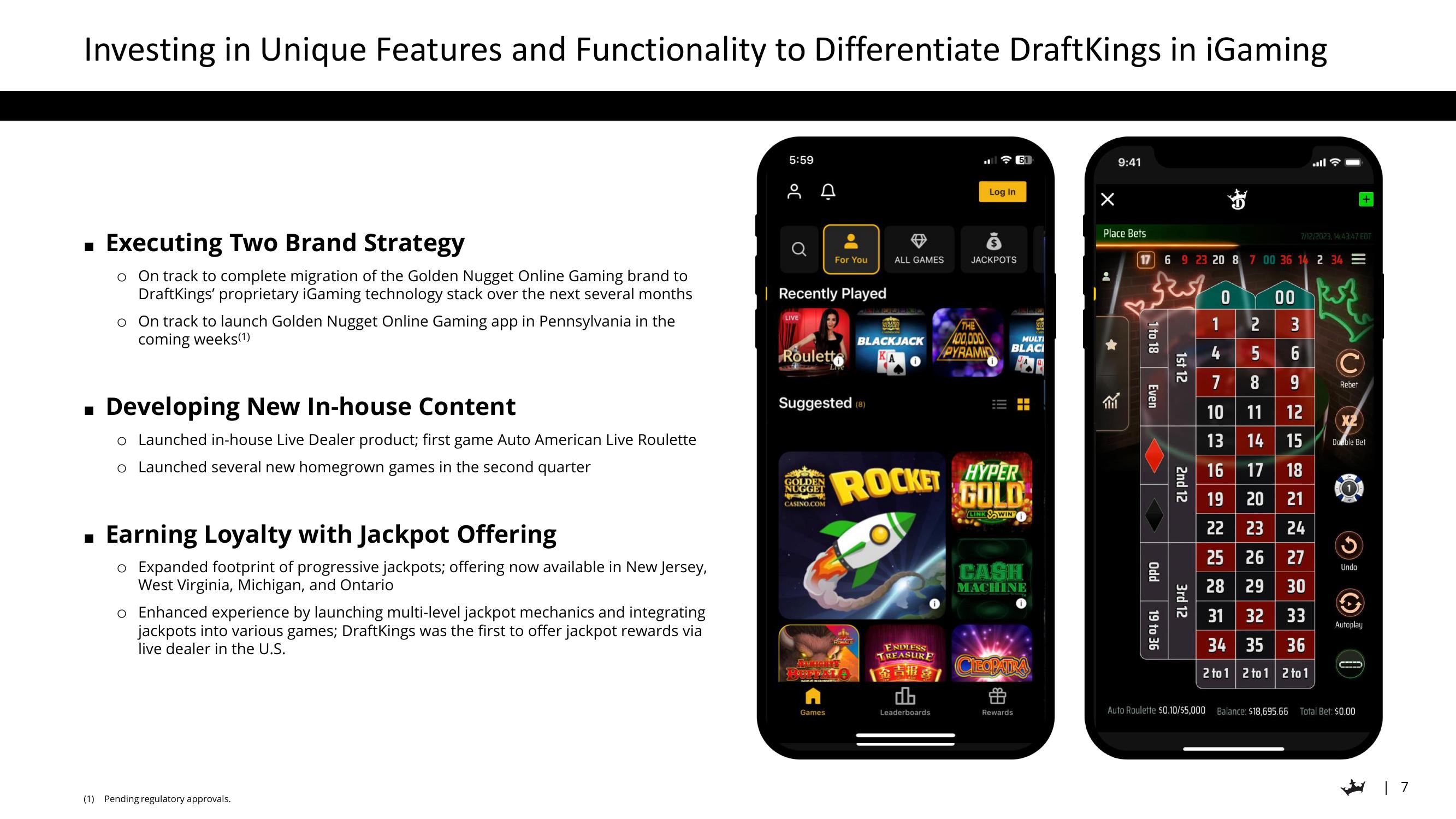 DraftKings Results Presentation Deck slide image #7